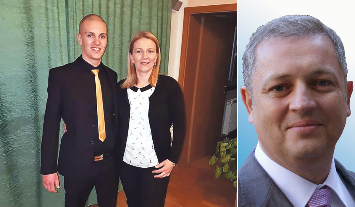 Silvana i Tin Šunjerga (lijevo), psihijatar Špiro Janić (desno)