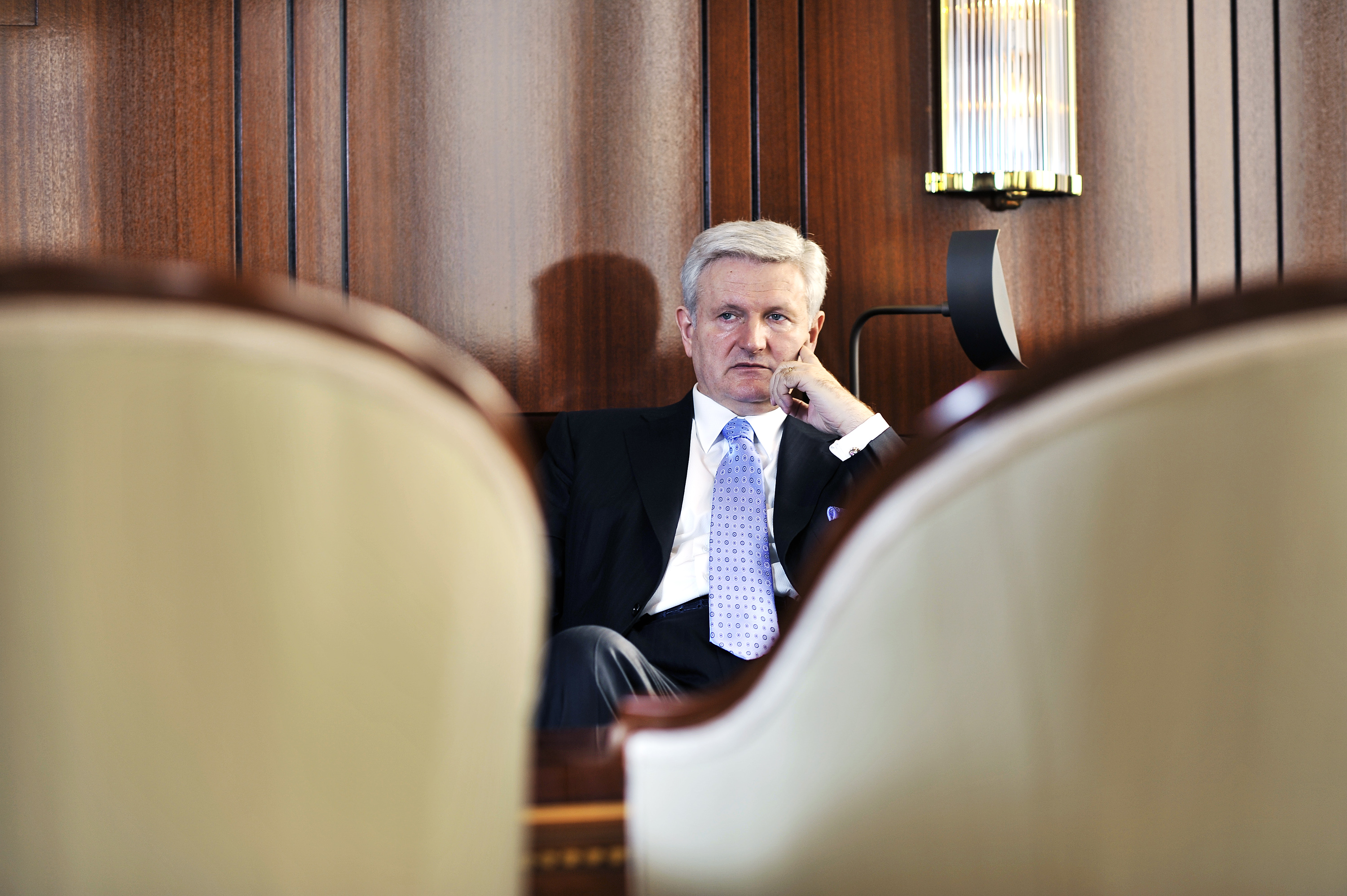 Ivica Todorić, snimljen u svom uredu na devetnaestom katu Ciboninog tornja