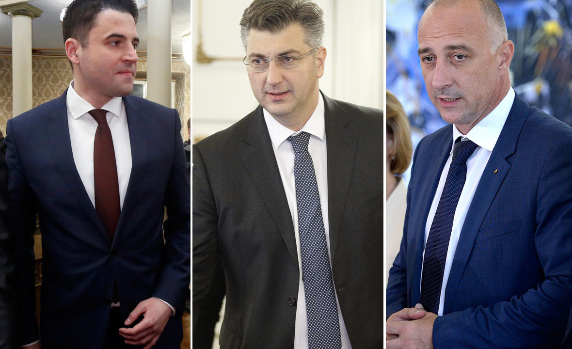 Bernardić, Plenković i Vrdoljak