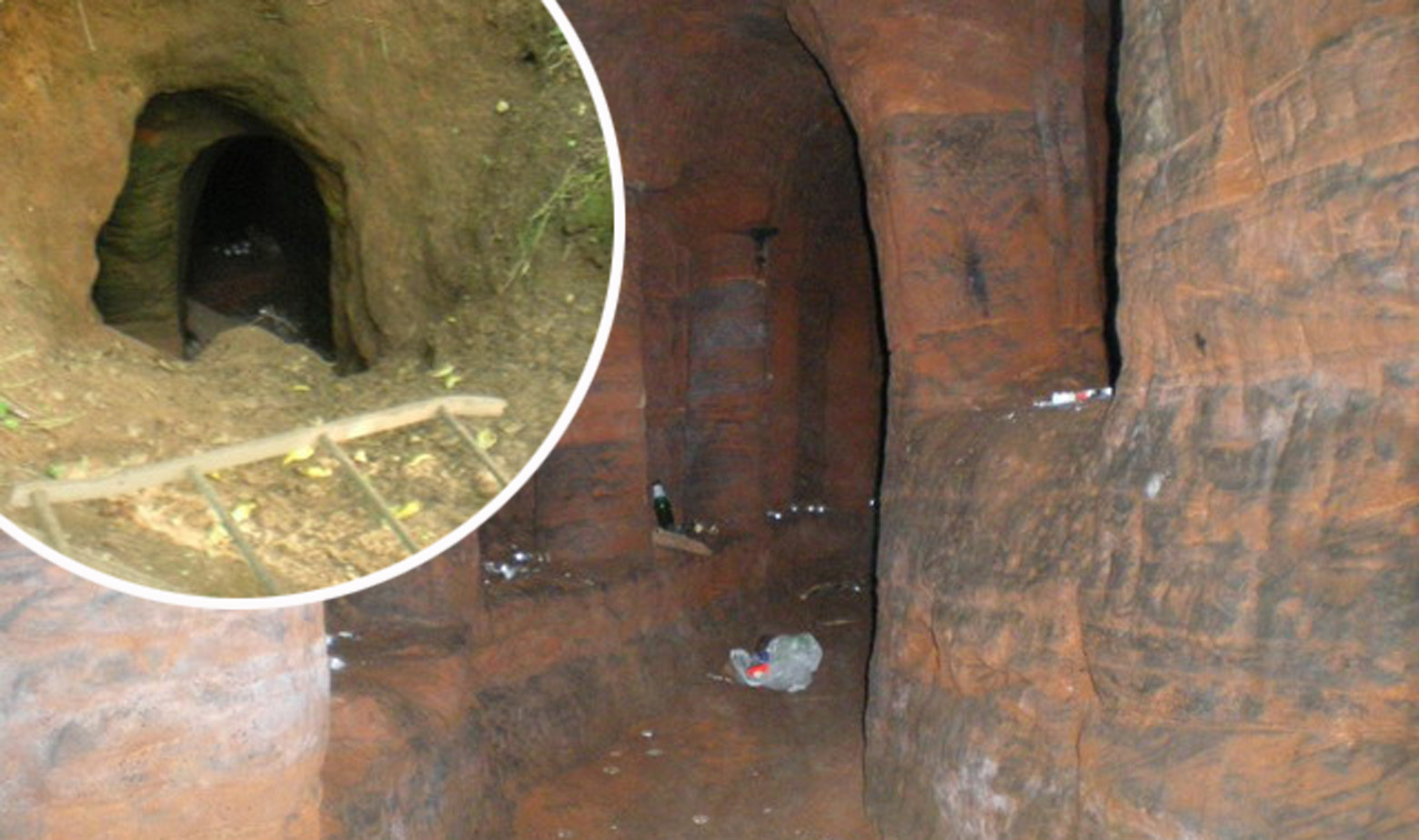 Špilja i ulaz u špilju u Cayntonu