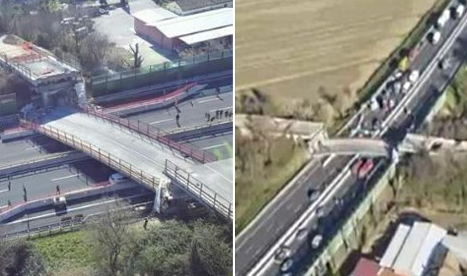 Srušeni most na autocesti pokraj Ancone