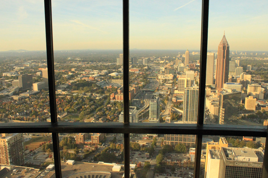 Pogled na Atlantu iz restorana