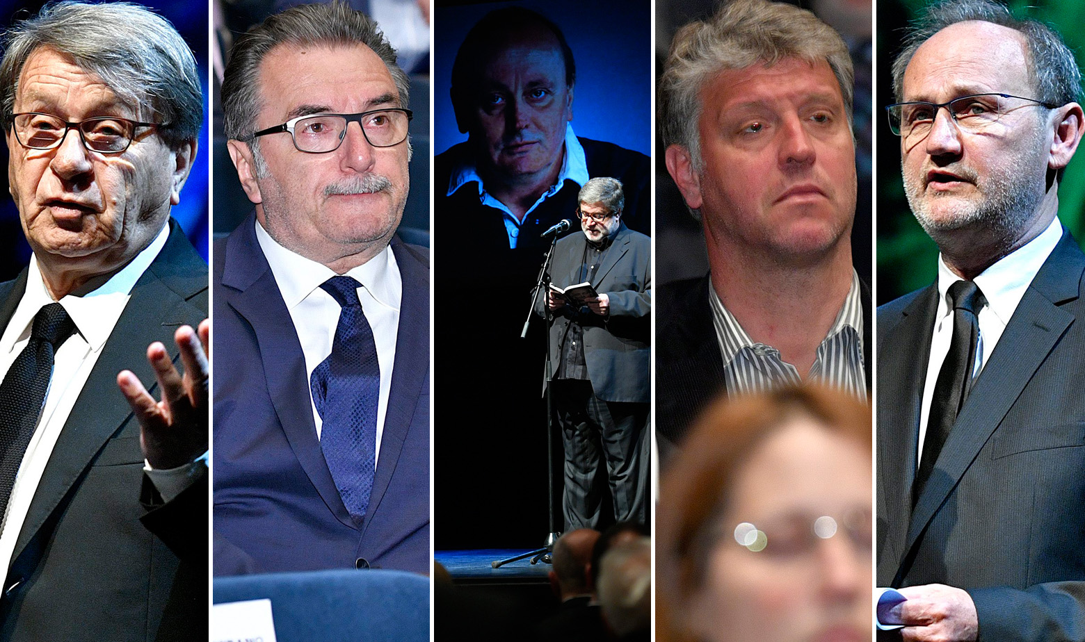 Miroslav Ćiro Blažević, Ante Čačić, Zlatko Vitez, Dubravko Šimenc, Antun Samovojska 