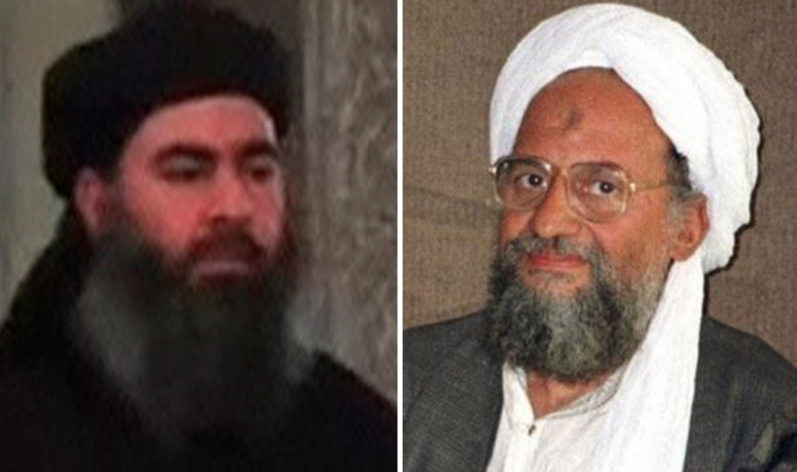 Abu Bakr al-Bagdadi i Ayman al-Zawahiri 