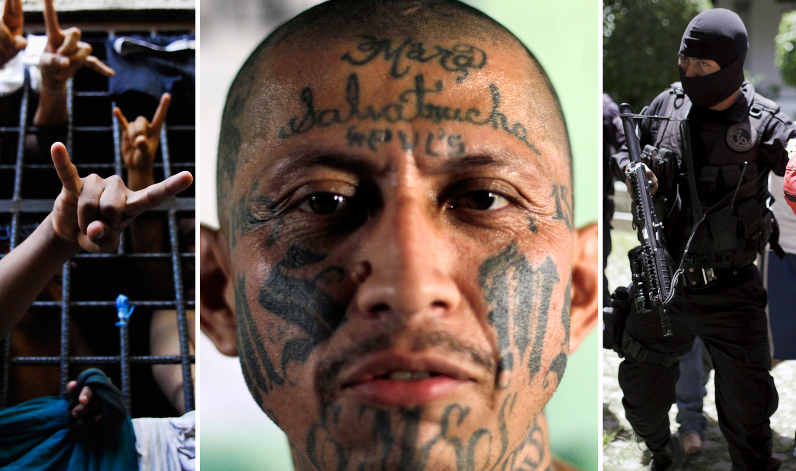 Članovi bande MS-13 u zatvoru, jedan od njihovih vođa (Carlos Tiberio Ramirez,) u San Salvadoru i uhićenje jednog od članova  