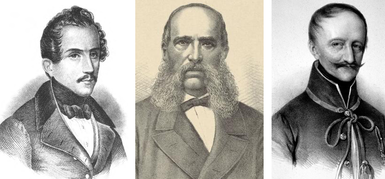 Ljudevit Gaj, Ivan Mažuranić i Janko Drašković