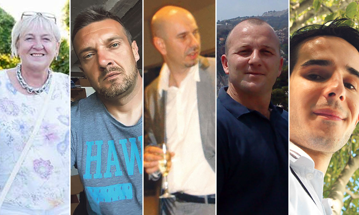 Jela Kobaš,  Daniel Kobaš,  Alan Perišić, Bojan Stojiljković i Tomislav Belak