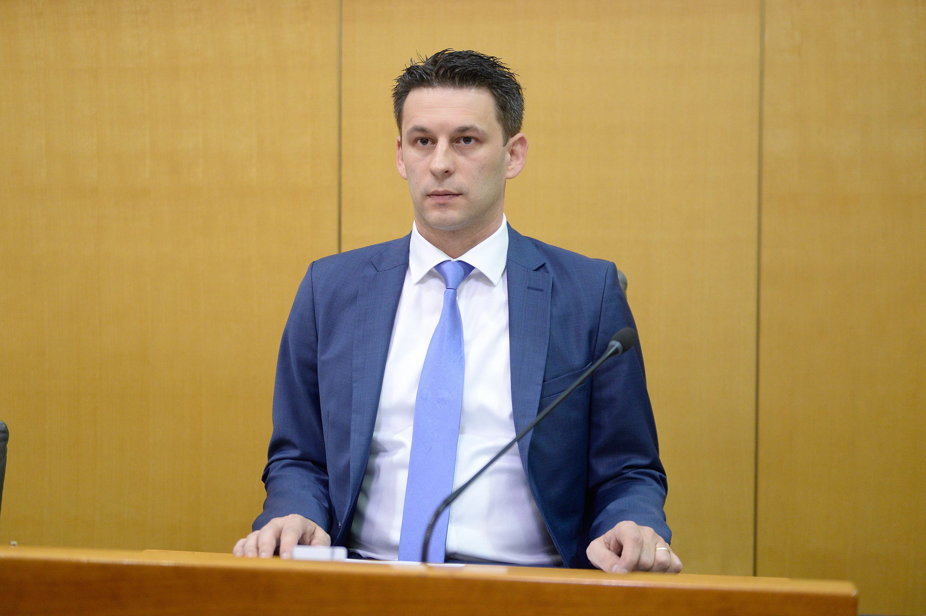 Na fotografiji: Božo Petrov, predsjednik Hrvatskog sabora