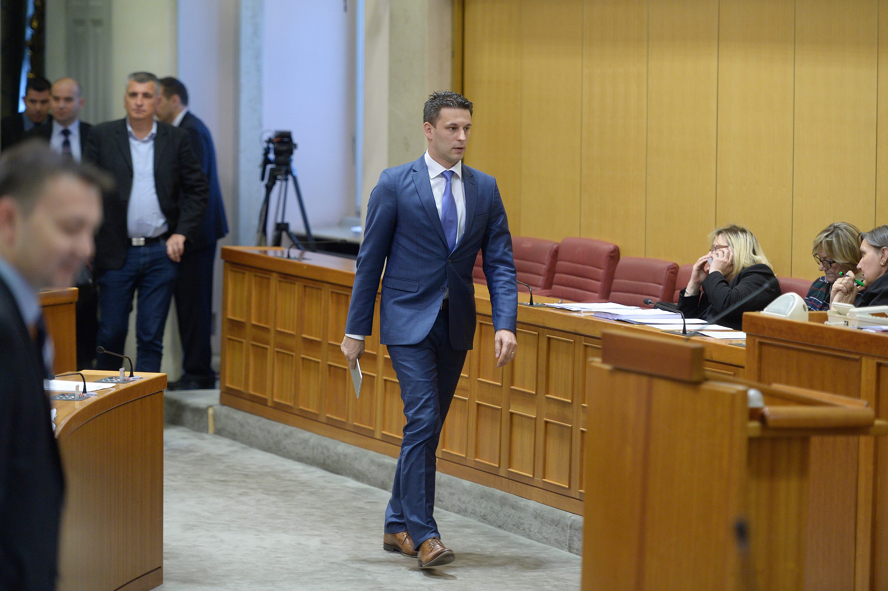 Na fotografiji: Božo Petrov, predsjednik Hrvatskog sabora