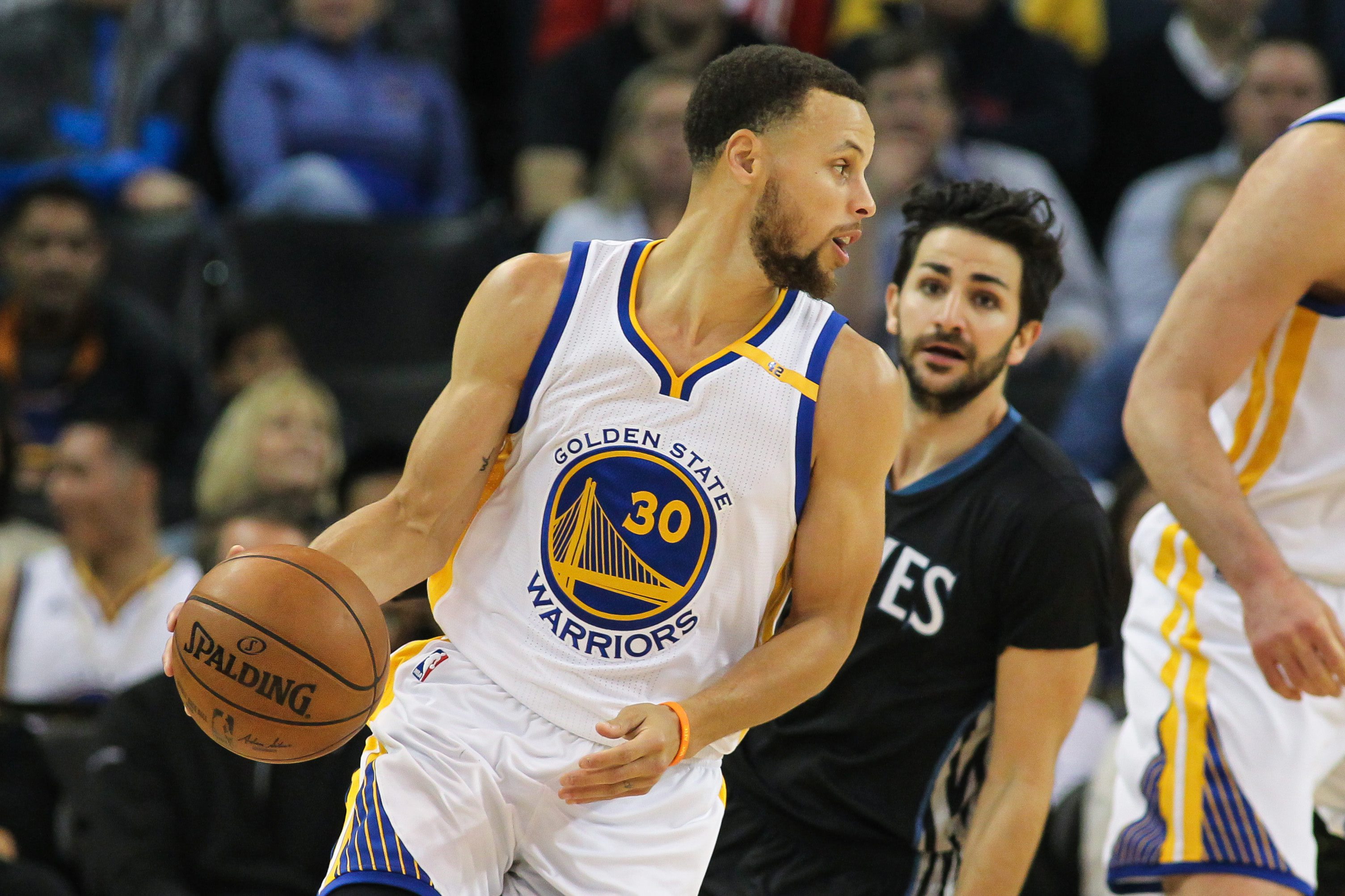 Stephen Curry i Ricky Rubio