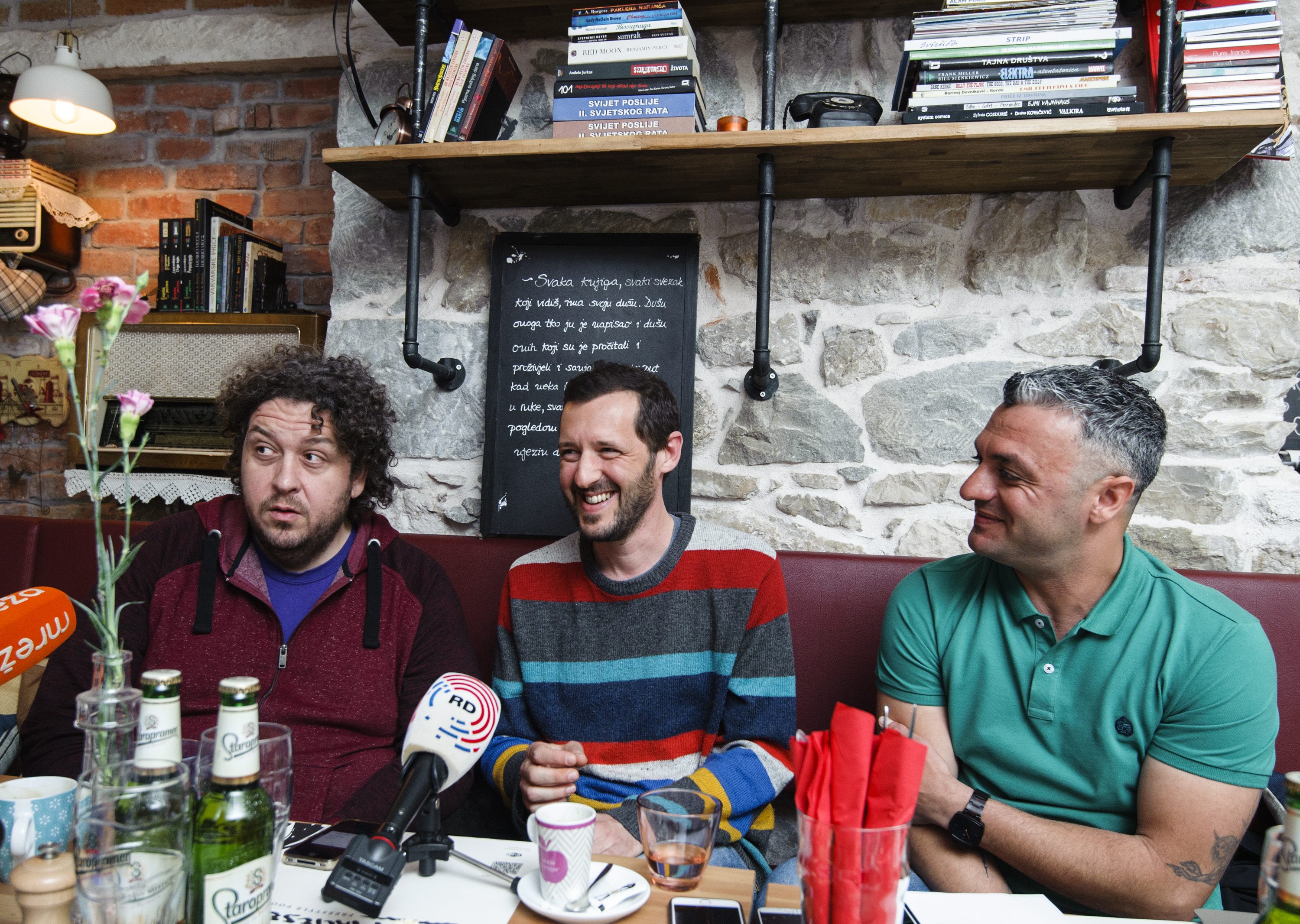 Na fotografij: Mladen Badovinac, Luka Barbić i Danijell Nikolla