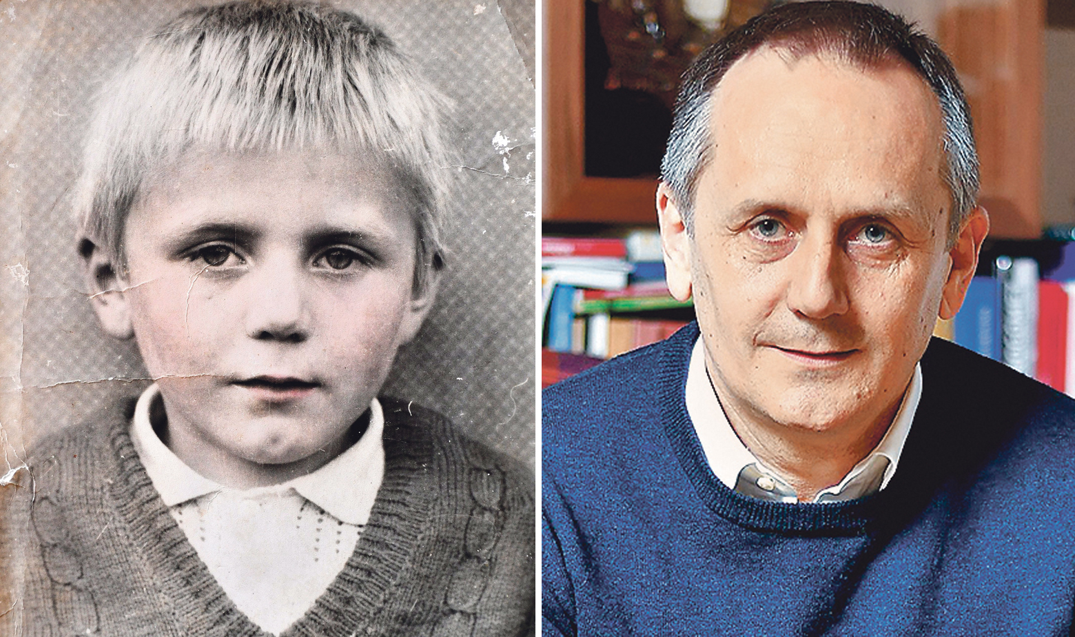 Drago Prgomet kao dječak i danas