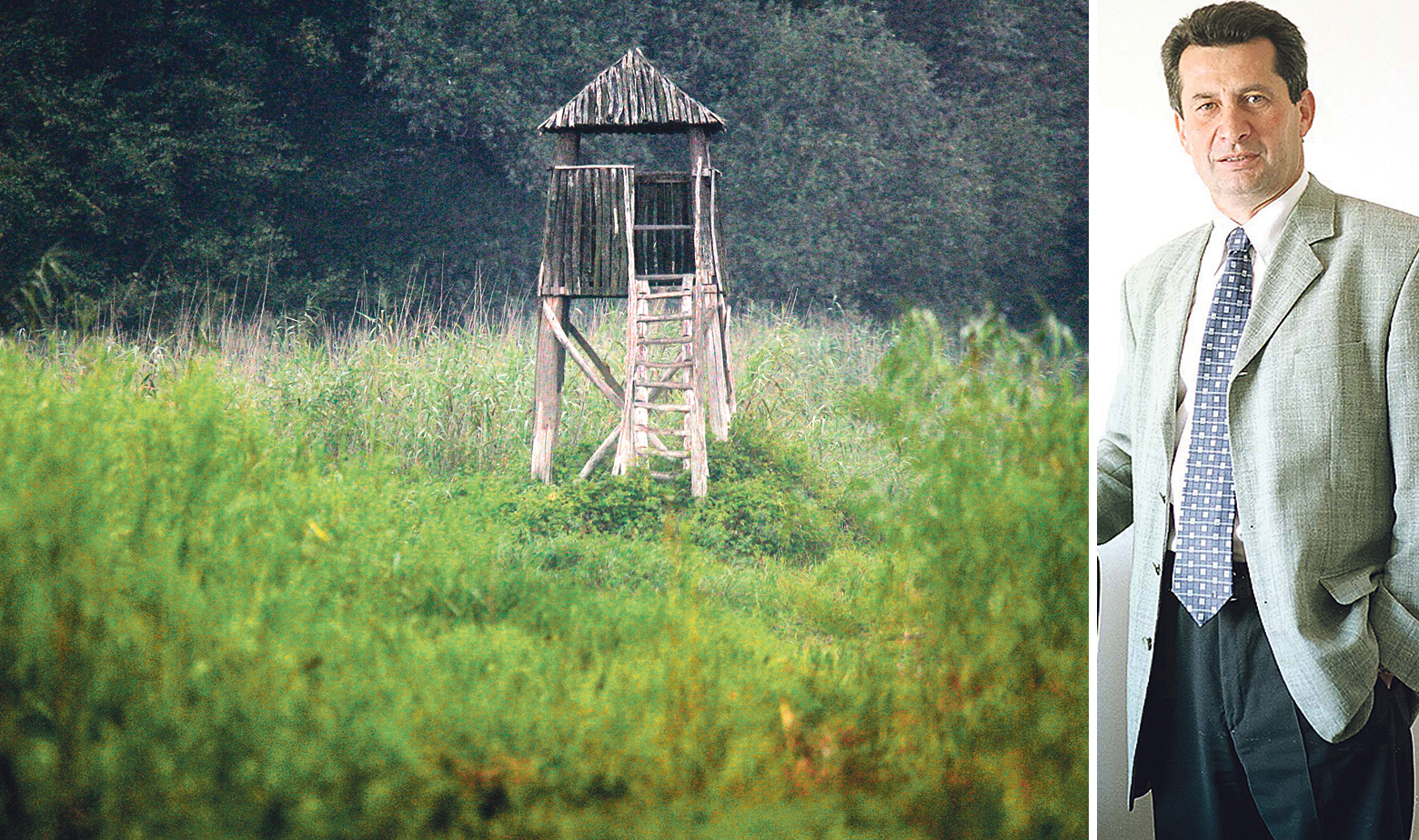 Ilsutracija lovišta i Tomislav Ćurković, vlanik tvrtke Čagalj 
