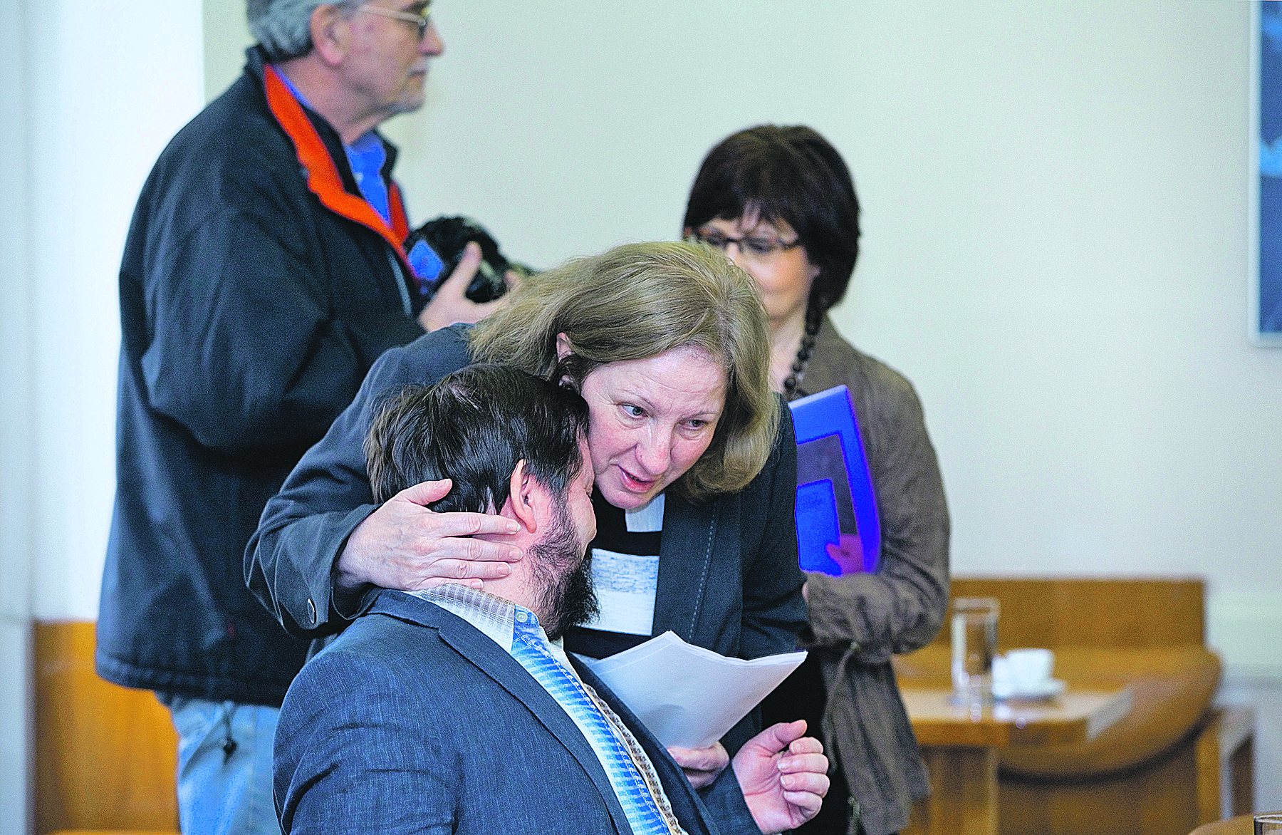 Ministrica Zlatar s Antičevićem na konferenciji za novinare uoči sajma u Leipzigu u ožujku 2012.