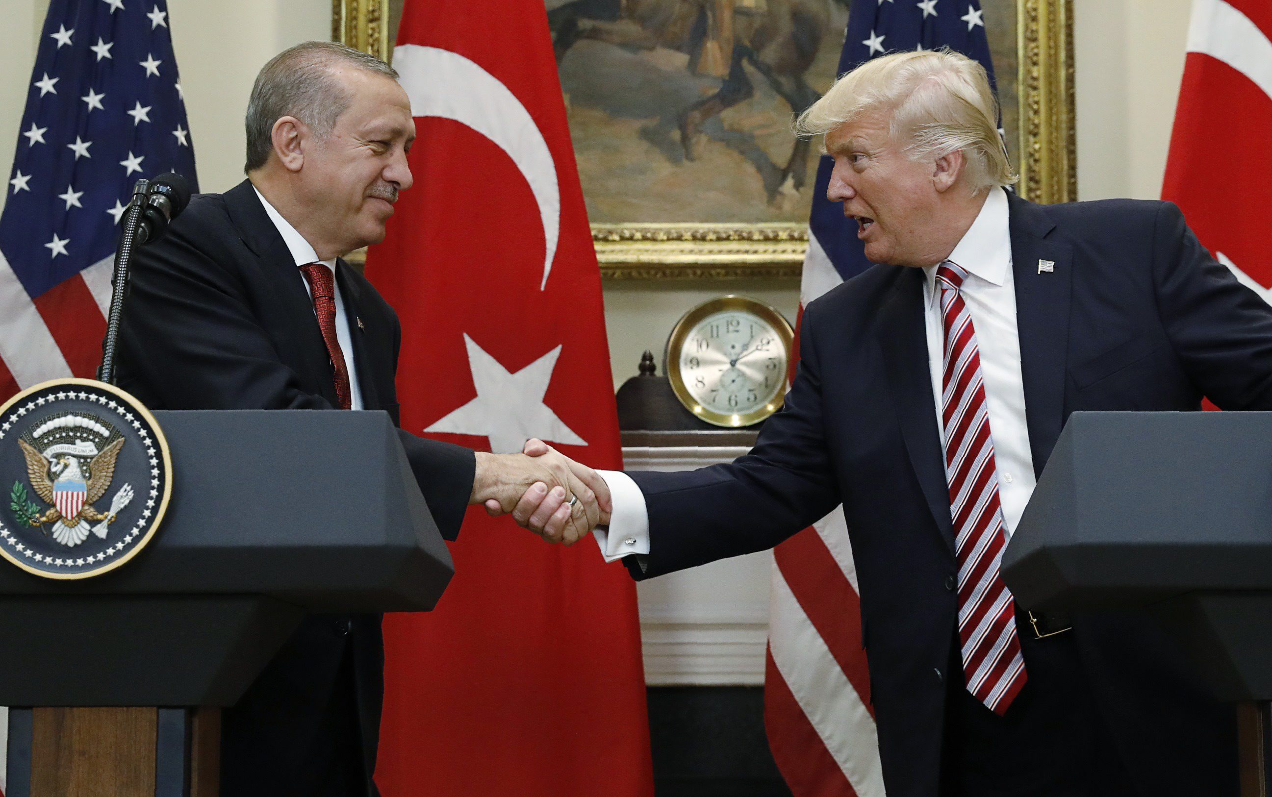 Arhivska fotografija: Recep Tayyip Erdogan i Donald Trump