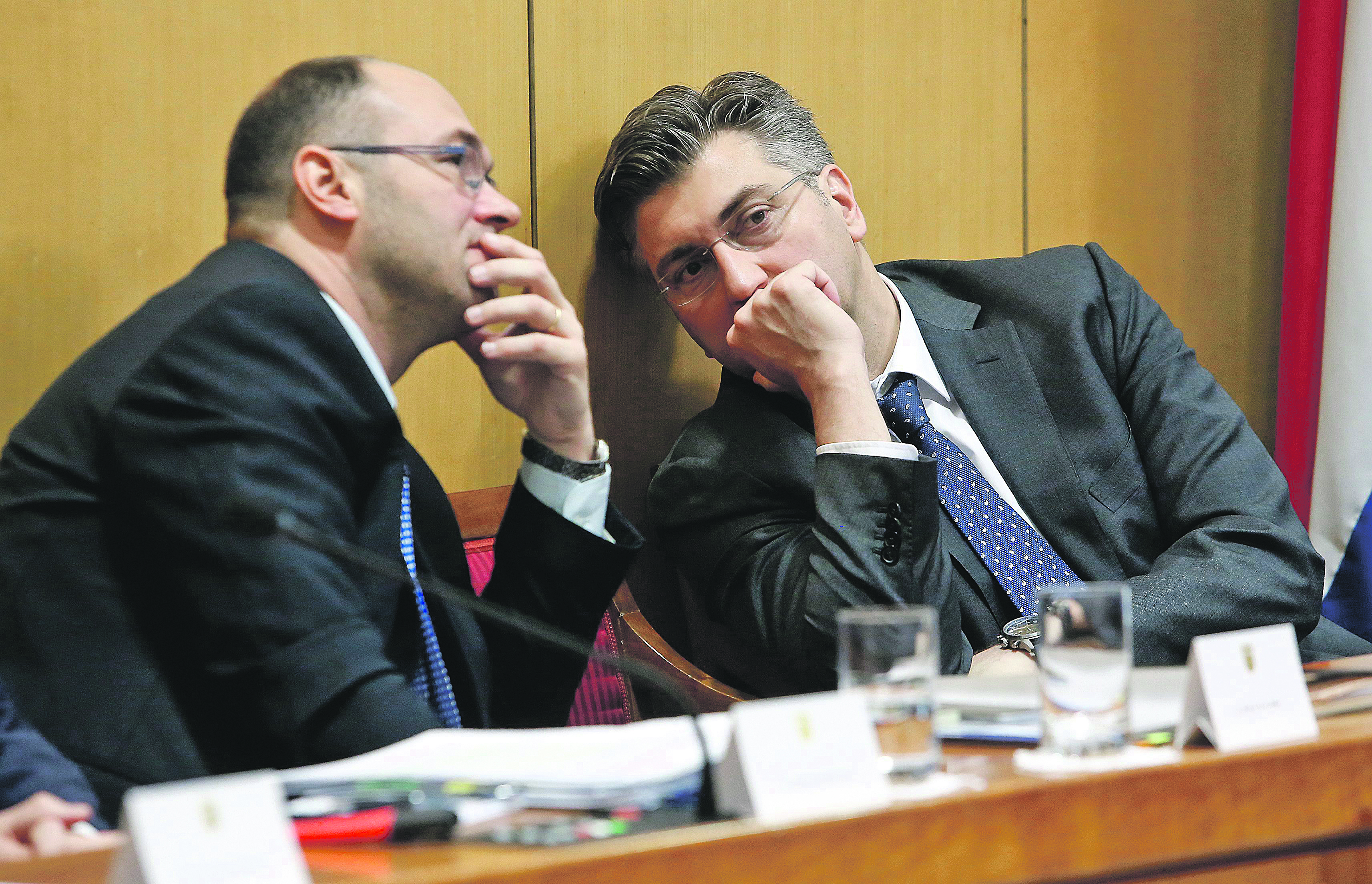 Davor Ivo Stier i Andrej Plenković