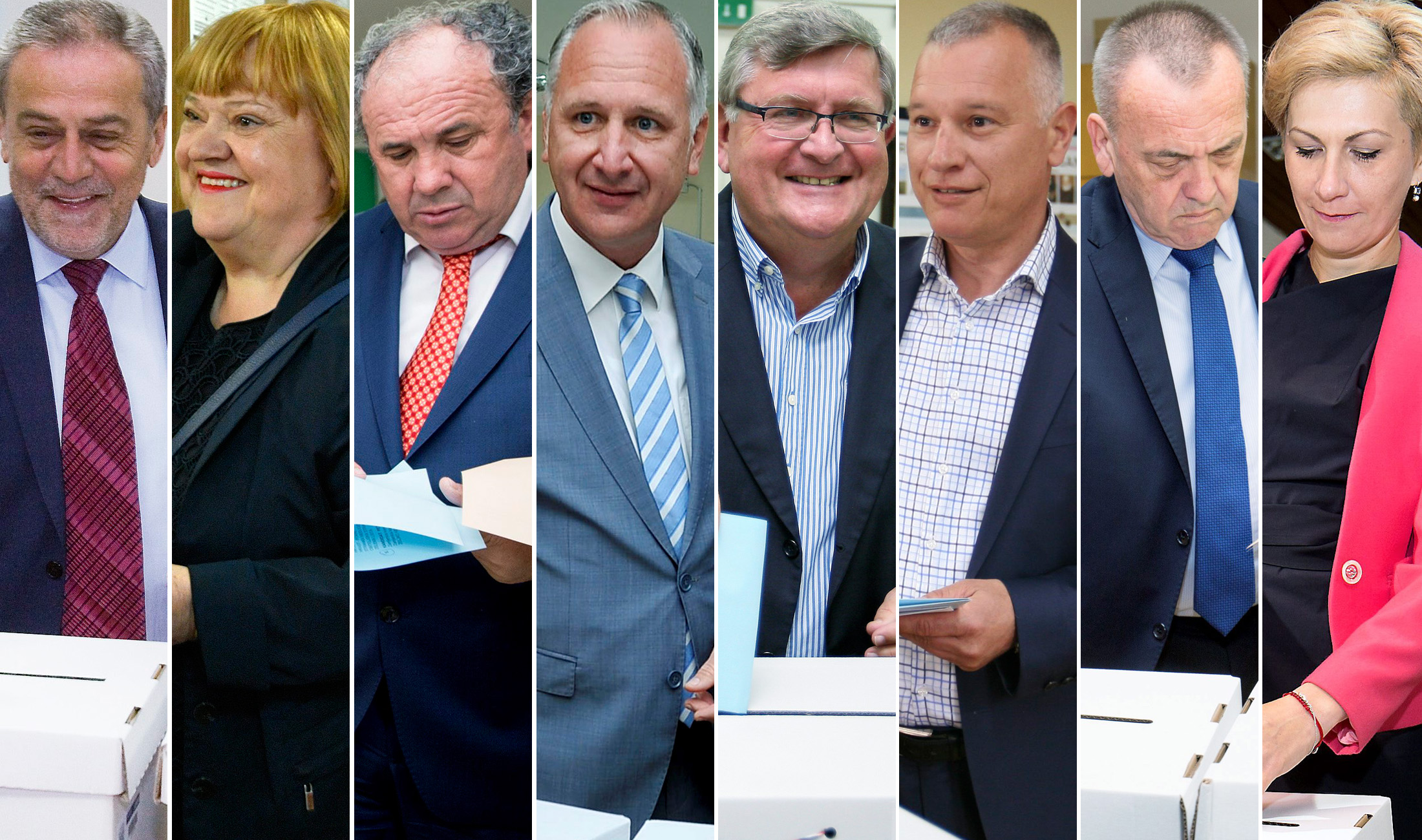 Milan Bandić, Anka Mrak-Taritaš, Željko Kerum, Andro Krstulović Opara, Vojko Obersnel, Hrvoje Burić, Ivica Vrkić i Ivana Šojat