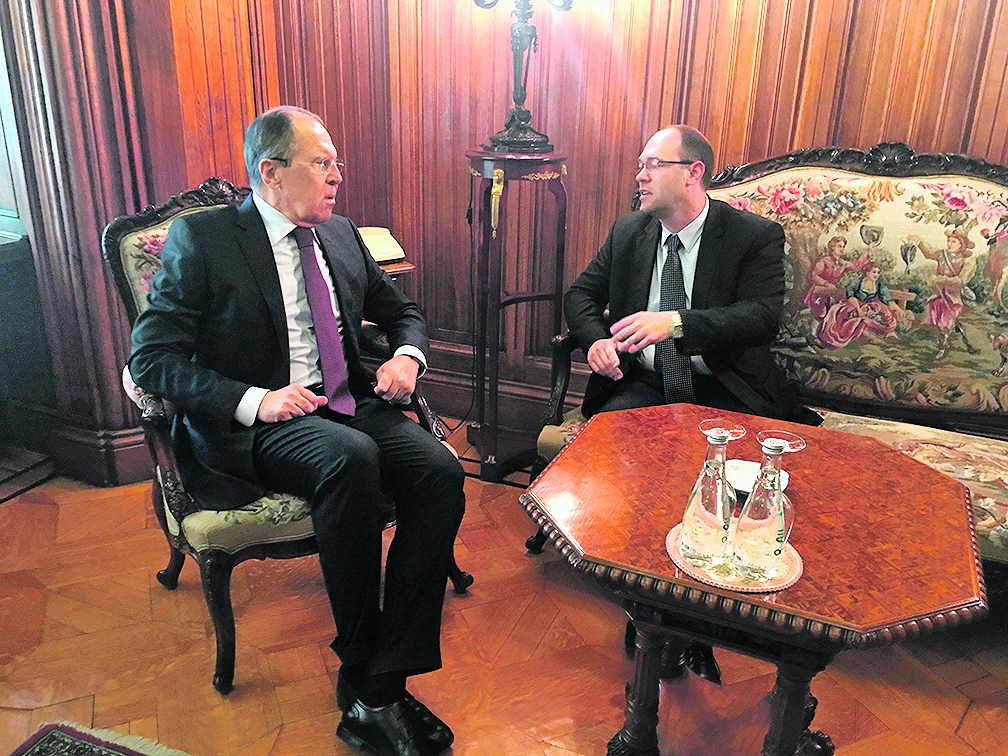 Sergej Lavrov i Davor Ivo Stier