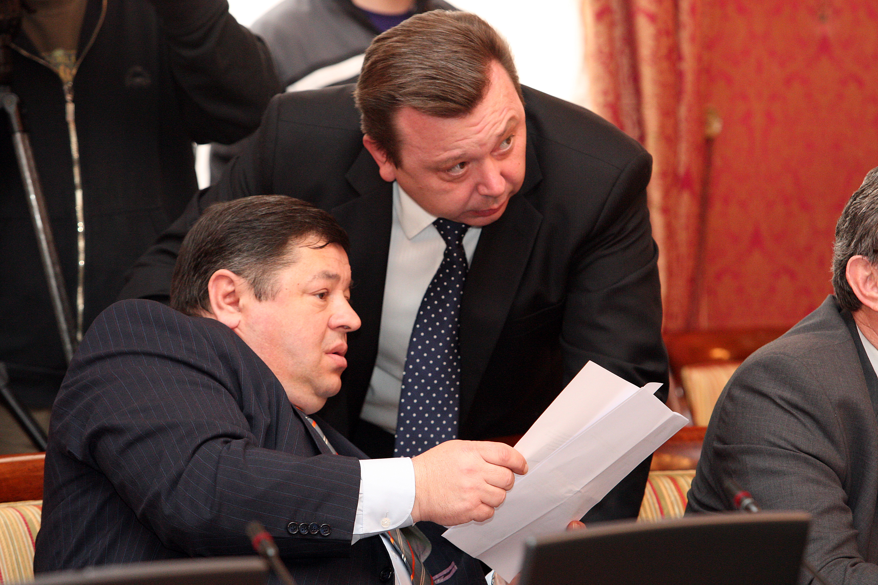 Petar Čobanković i Božidar Pankretić snimljeni 1. travnja 2010.