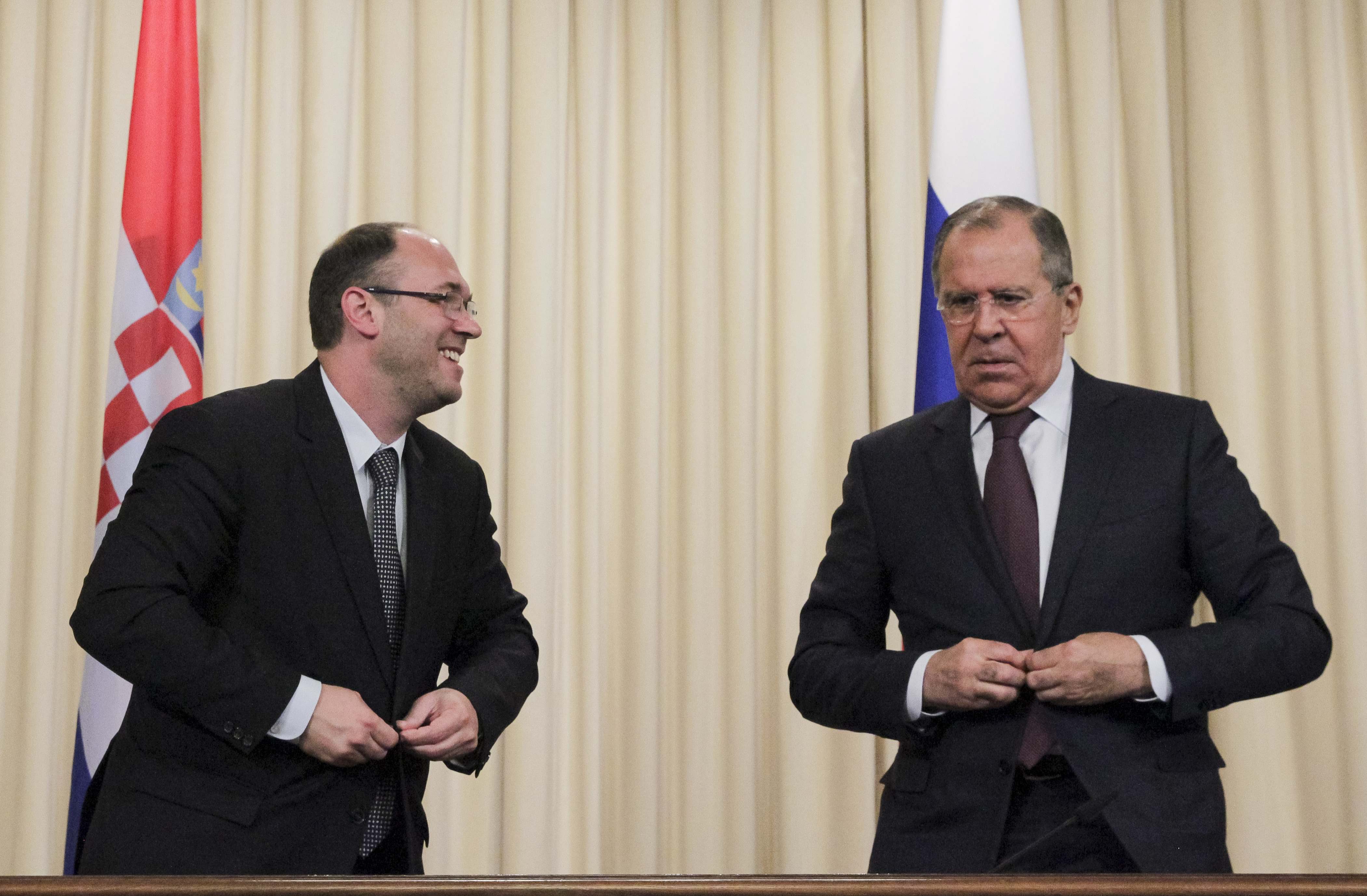 Davor Ivo Stier i Sergej Lavrov