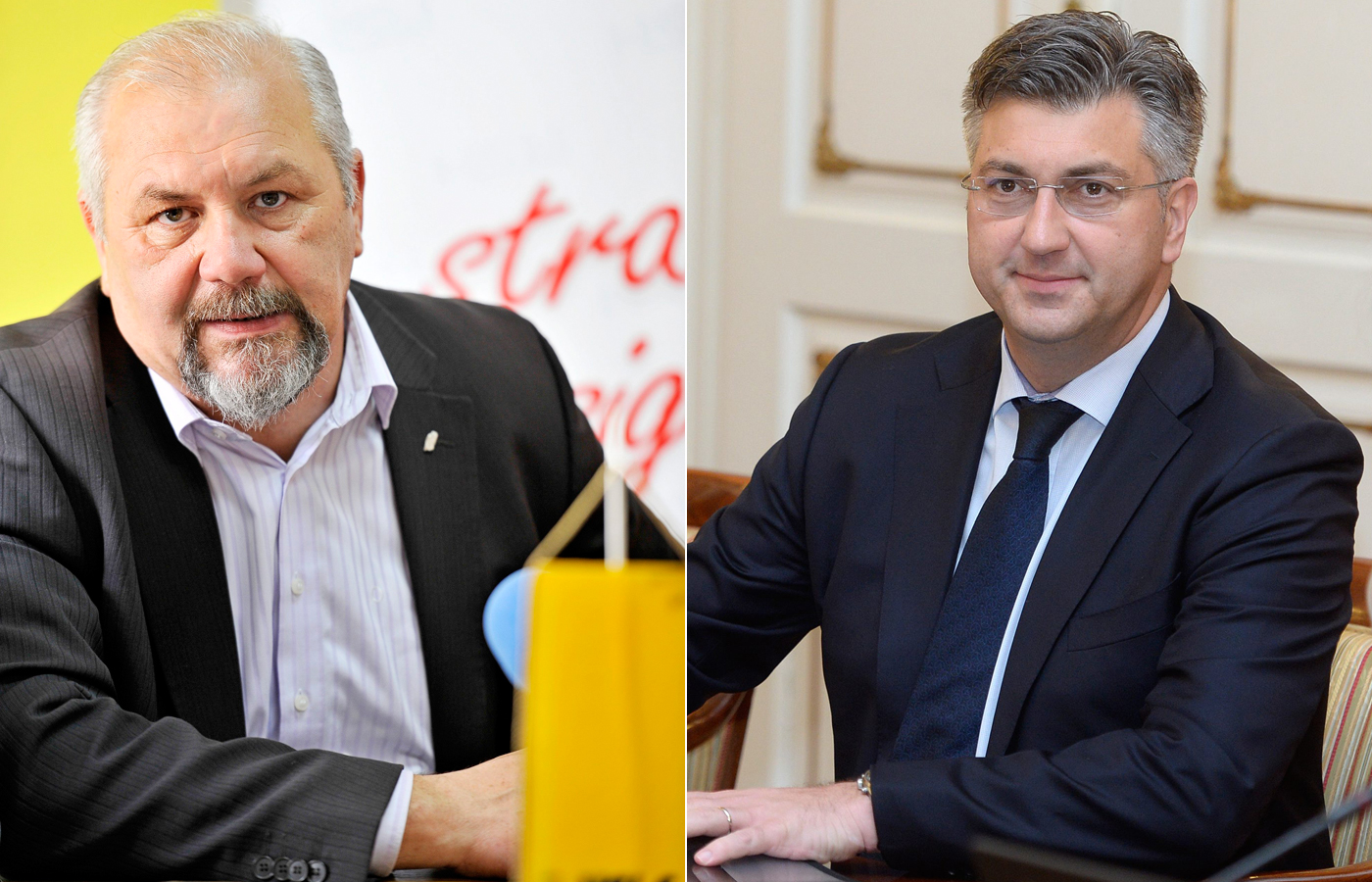 Silvano Hrelja i Andrej Plenković