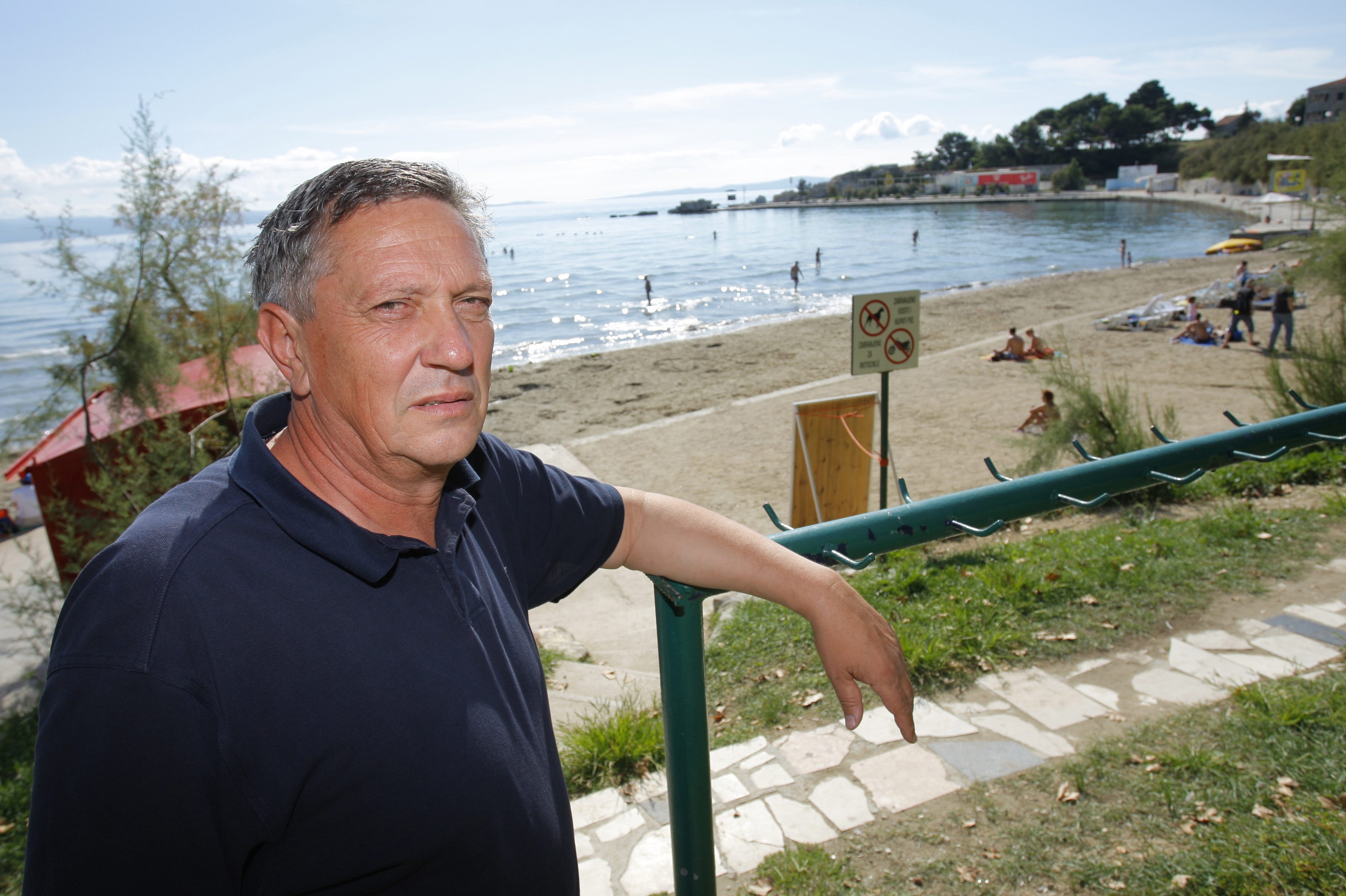 Ante Kuzmanić na plaži Bačvice