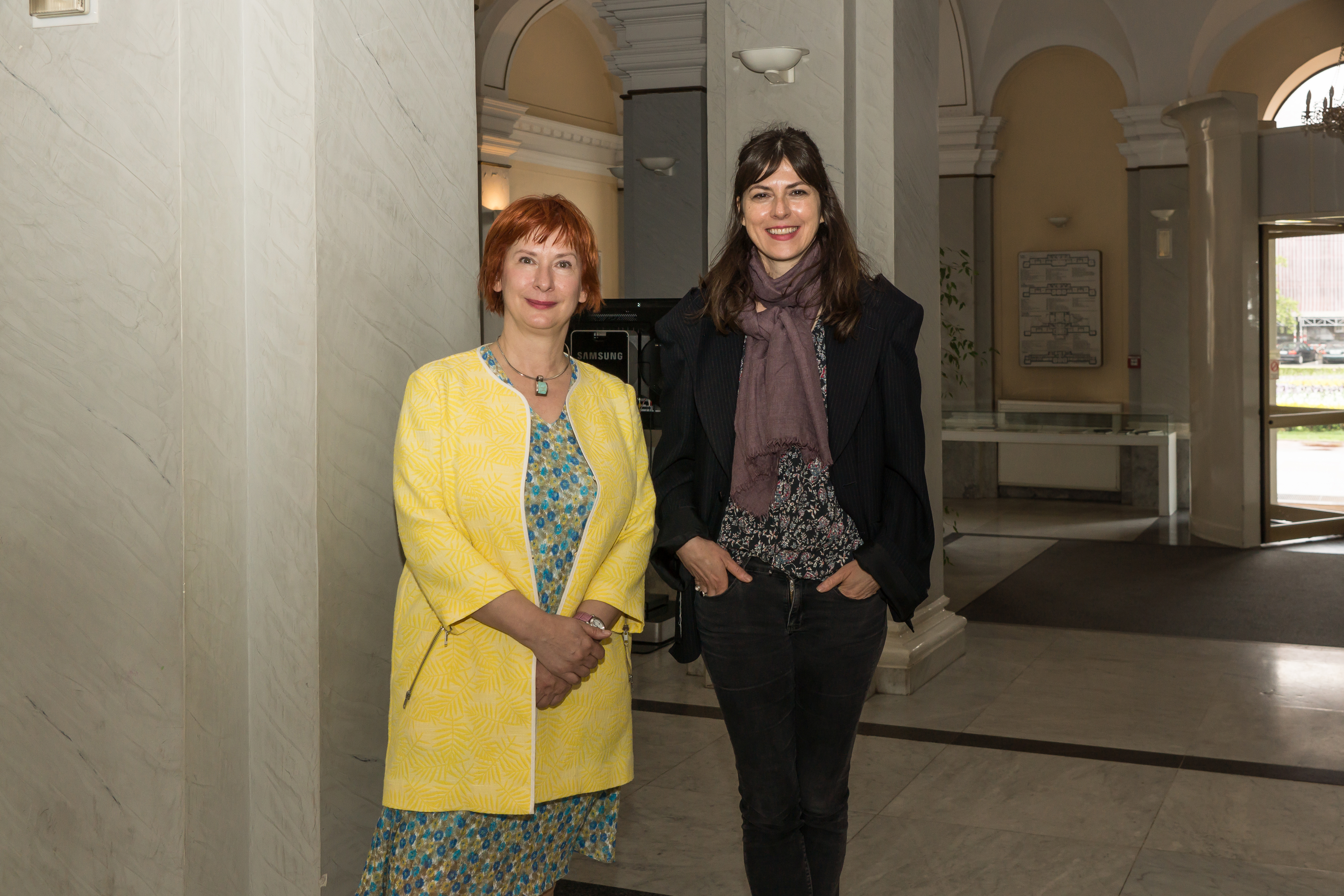 Predsjednica Europskog muzejskog foruma Goranka Horjan i Olinka Vištica, suosnivačica Muzeja prekinutih veza