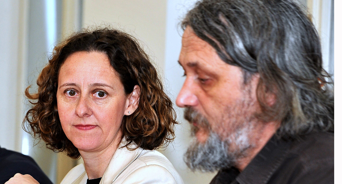 Ministrica Nina Obuljen Koržinek i predsjednik Zajednice knjižara i nakladnika Mišo Nejašmić