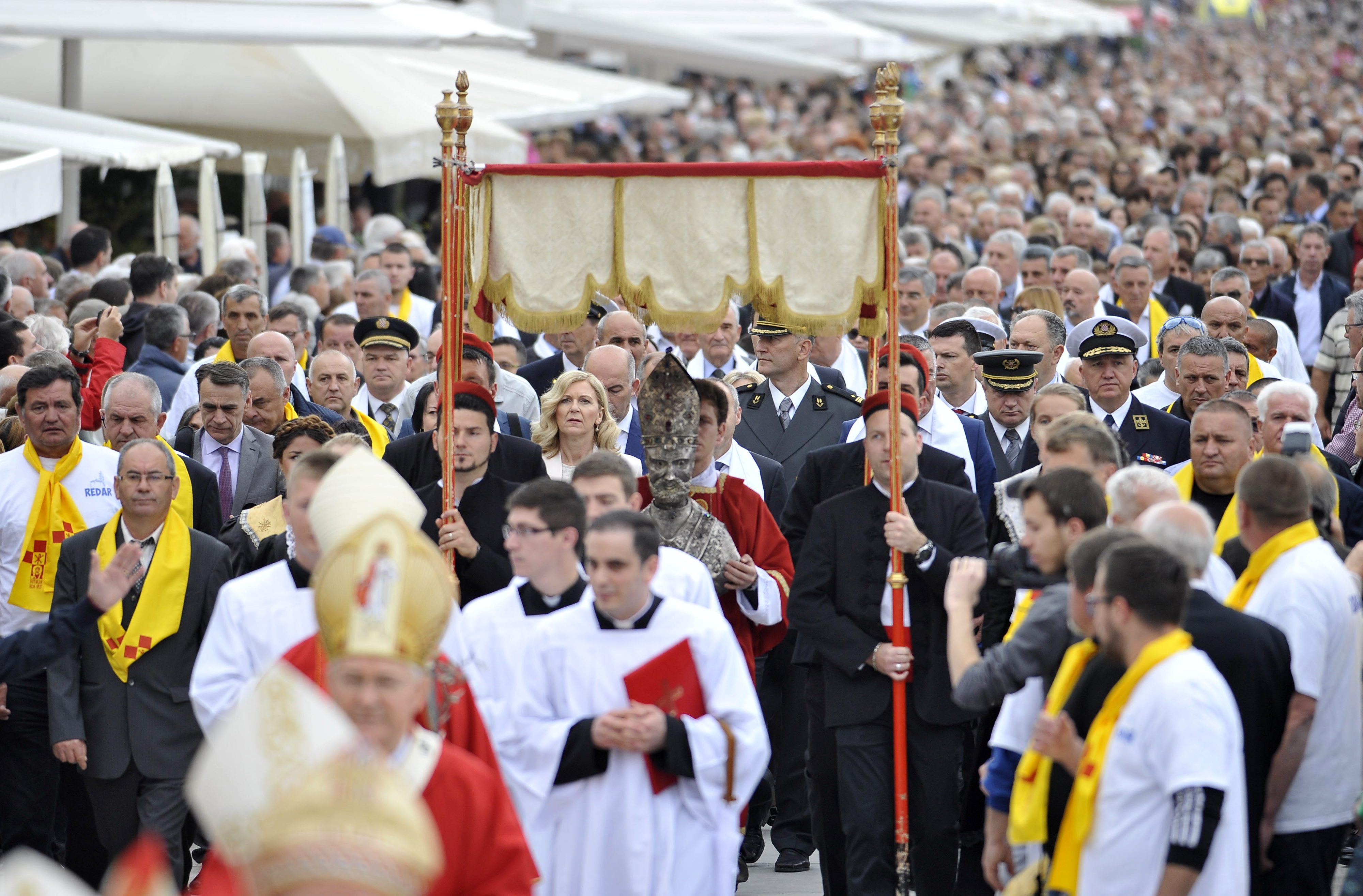 Proslava blagdana svetog Dujma, zaštitnika Splita
