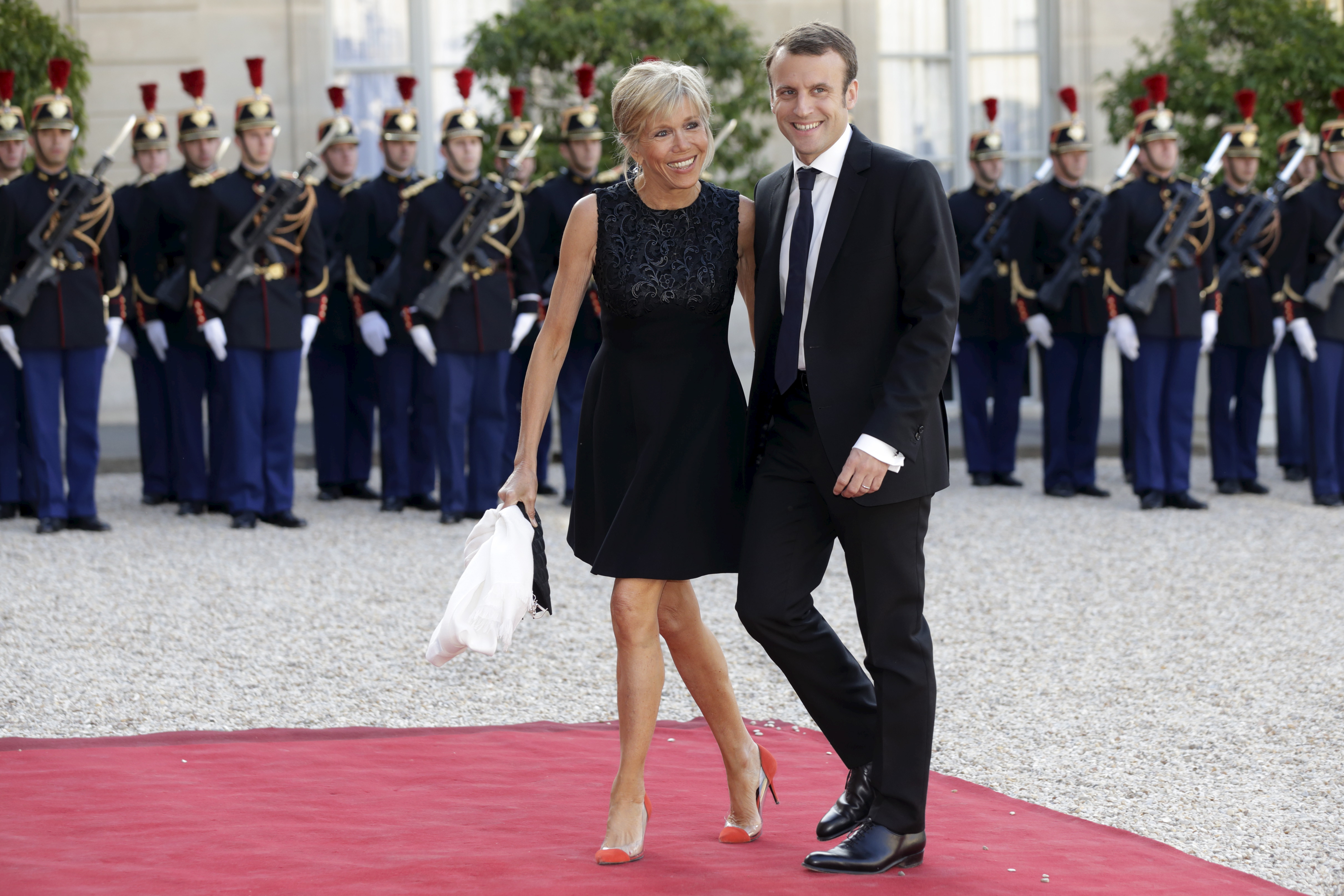 Emmanuel Macron i Brigitte Trogneux
