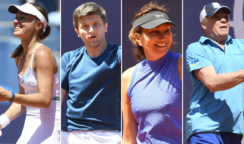 Martina Hingis, Zdravko Marić, Iva Majoli, Aleksandar Medvjedev