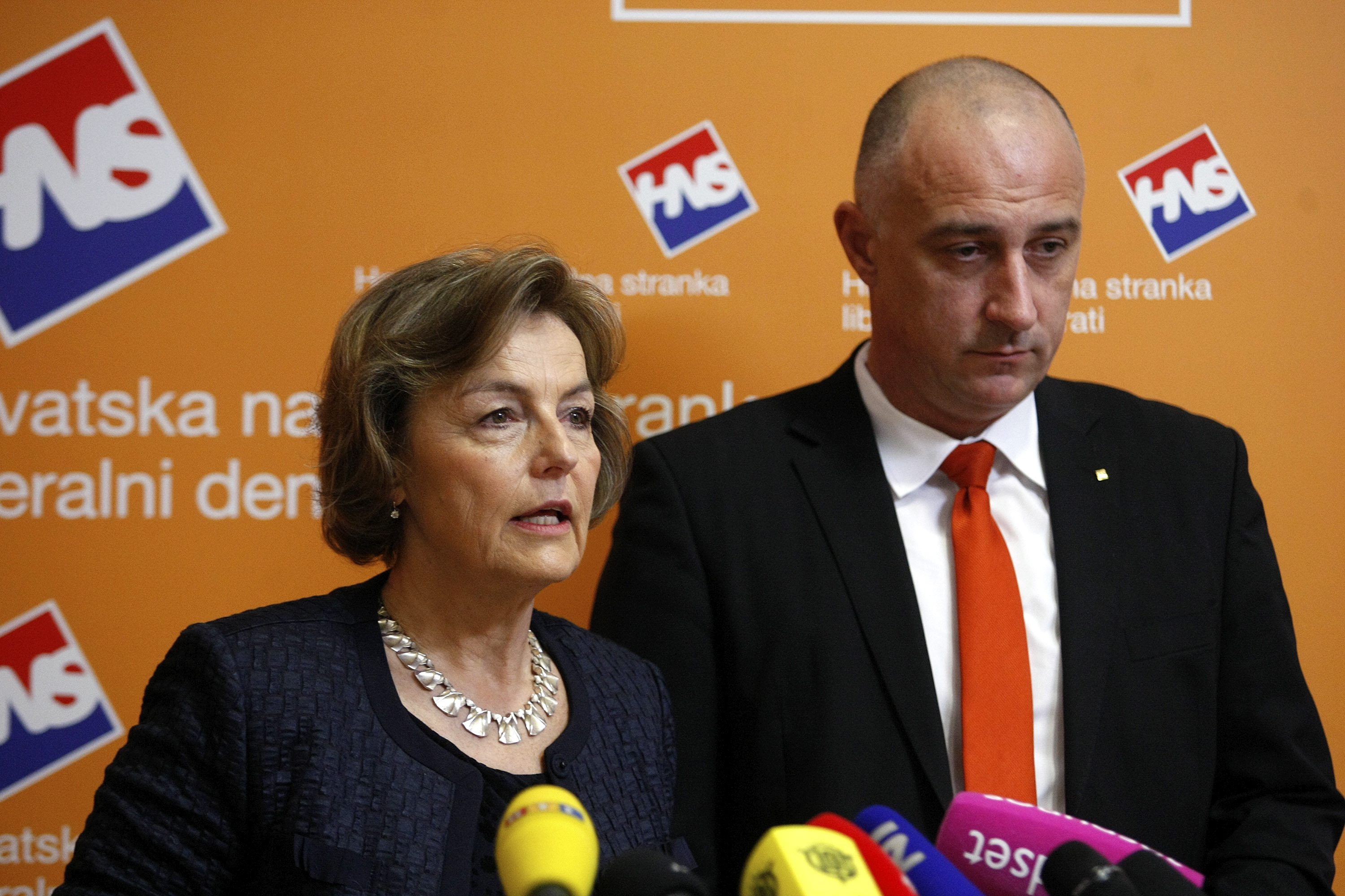 Vesna Pusić i Ivan Vrdoljak