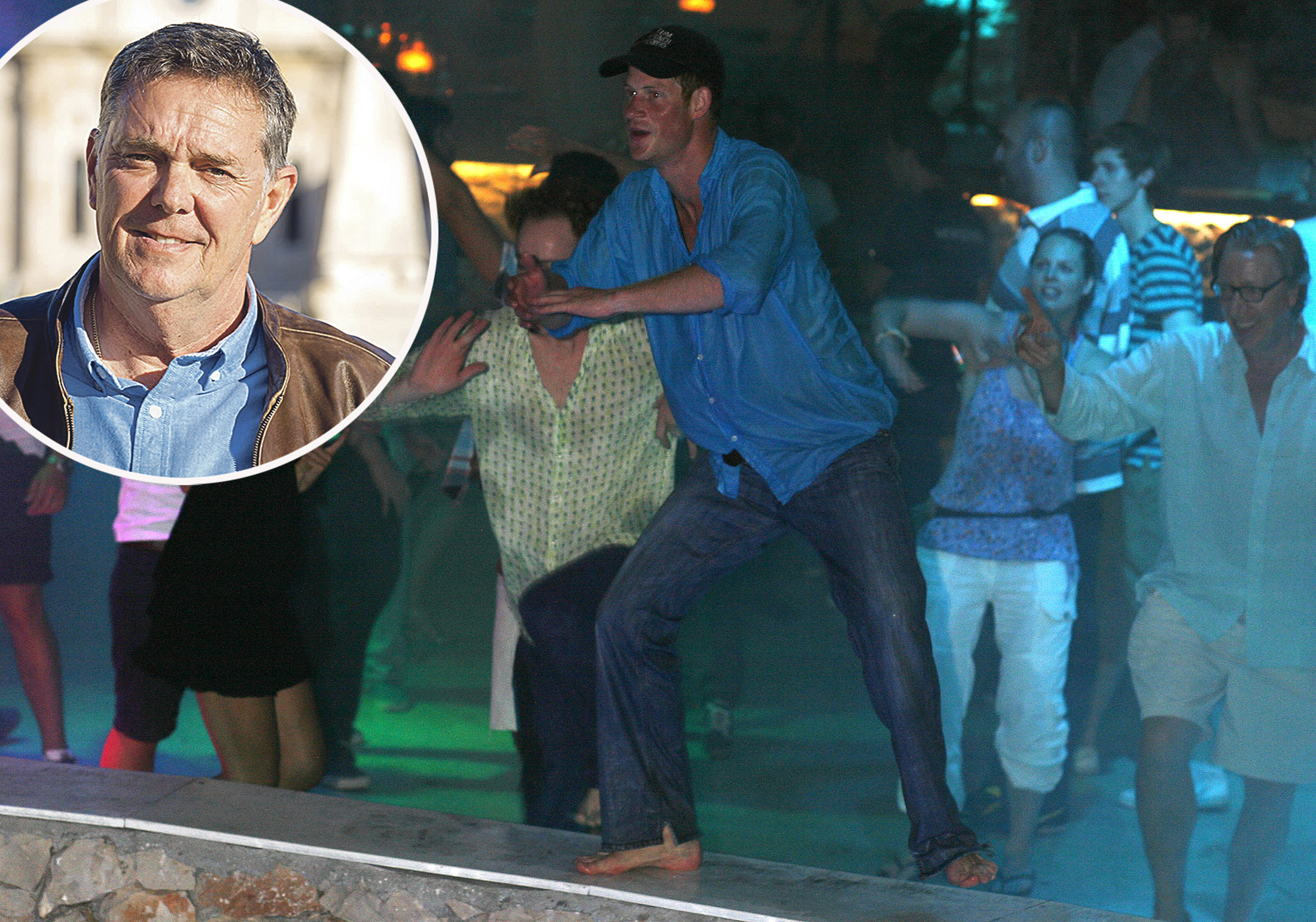 Na fotografiji: Princ Harry na Hvaru 2011. (u krugu: Rikardo Novak)