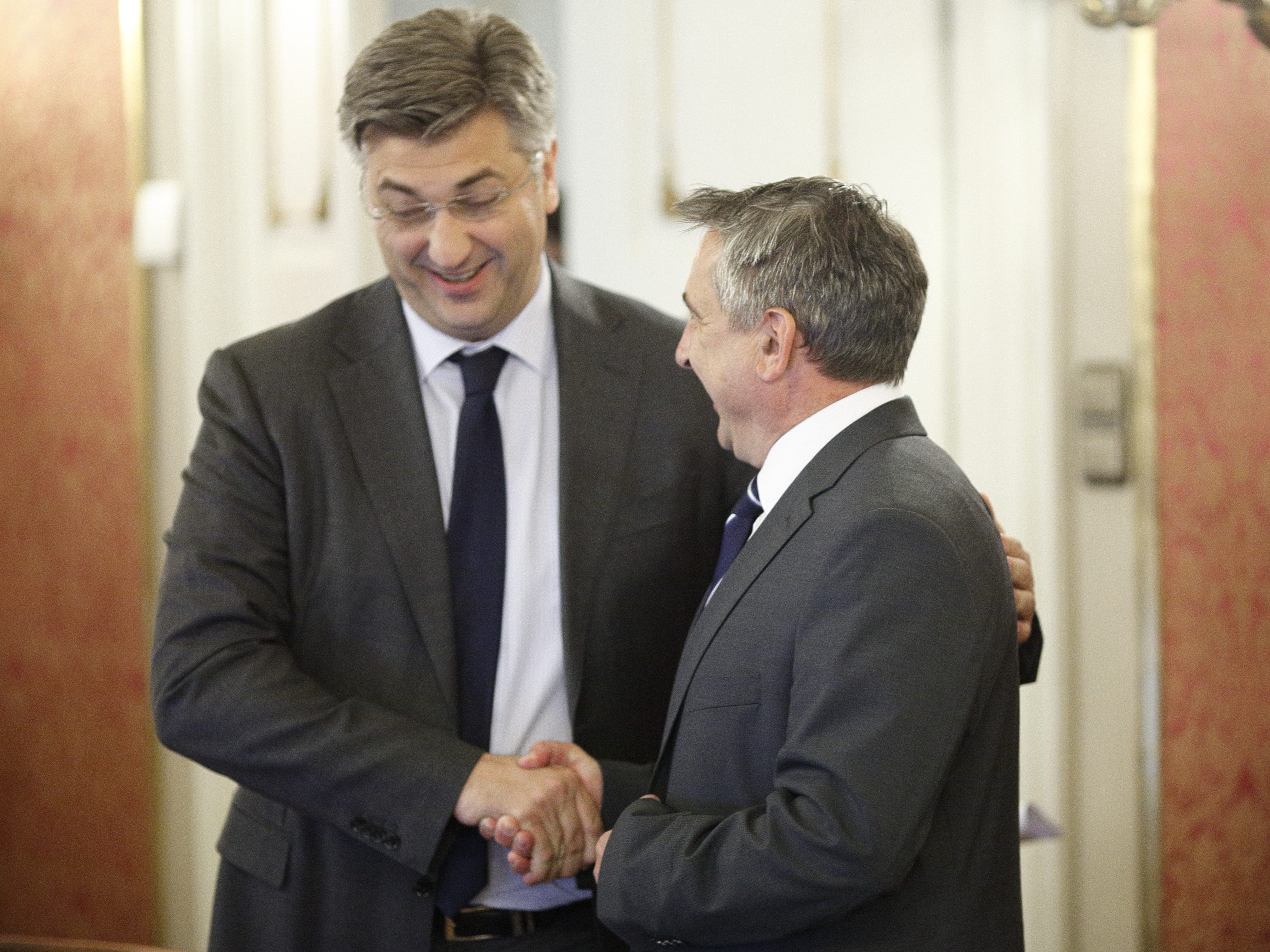Andrej Plenković i Predrag Štromar