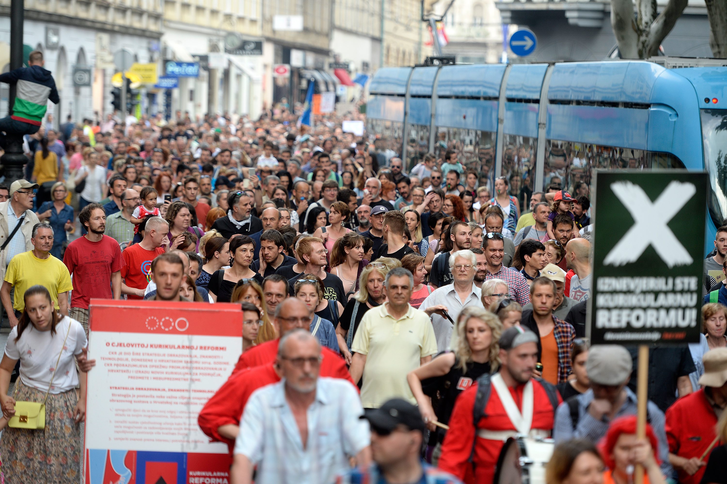 Prosvjed kurikularna reforma