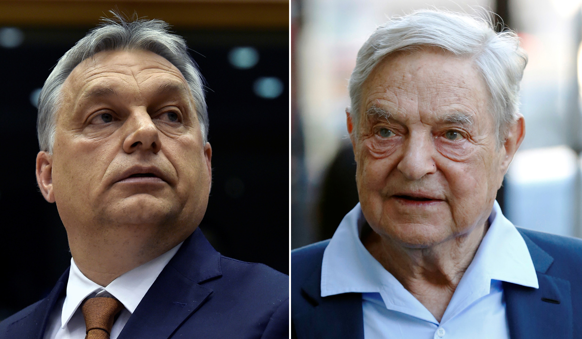 Viktor Orban, George Soros 