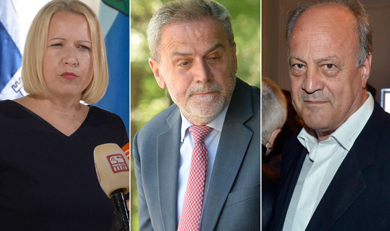 Katarina Ikić Baniček, Milan Bandić i Jakov Sedlar