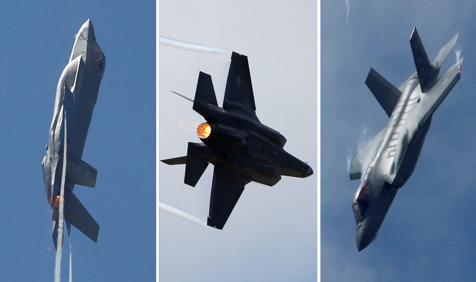 F-35A tijekom demonstracije na Pariz Air Showu 2017. 