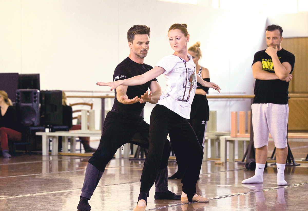 Probe baleta 'Derviš i smrt' splitskog HNK u koreografiji Igora Kirova. Na fotografiji: Tomislav Petranović igra glavnu ulogu