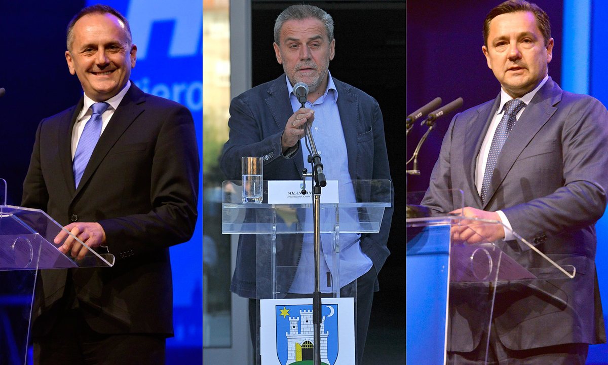 Drago Prgomet, Milan Bandić i Andrija Mikulić