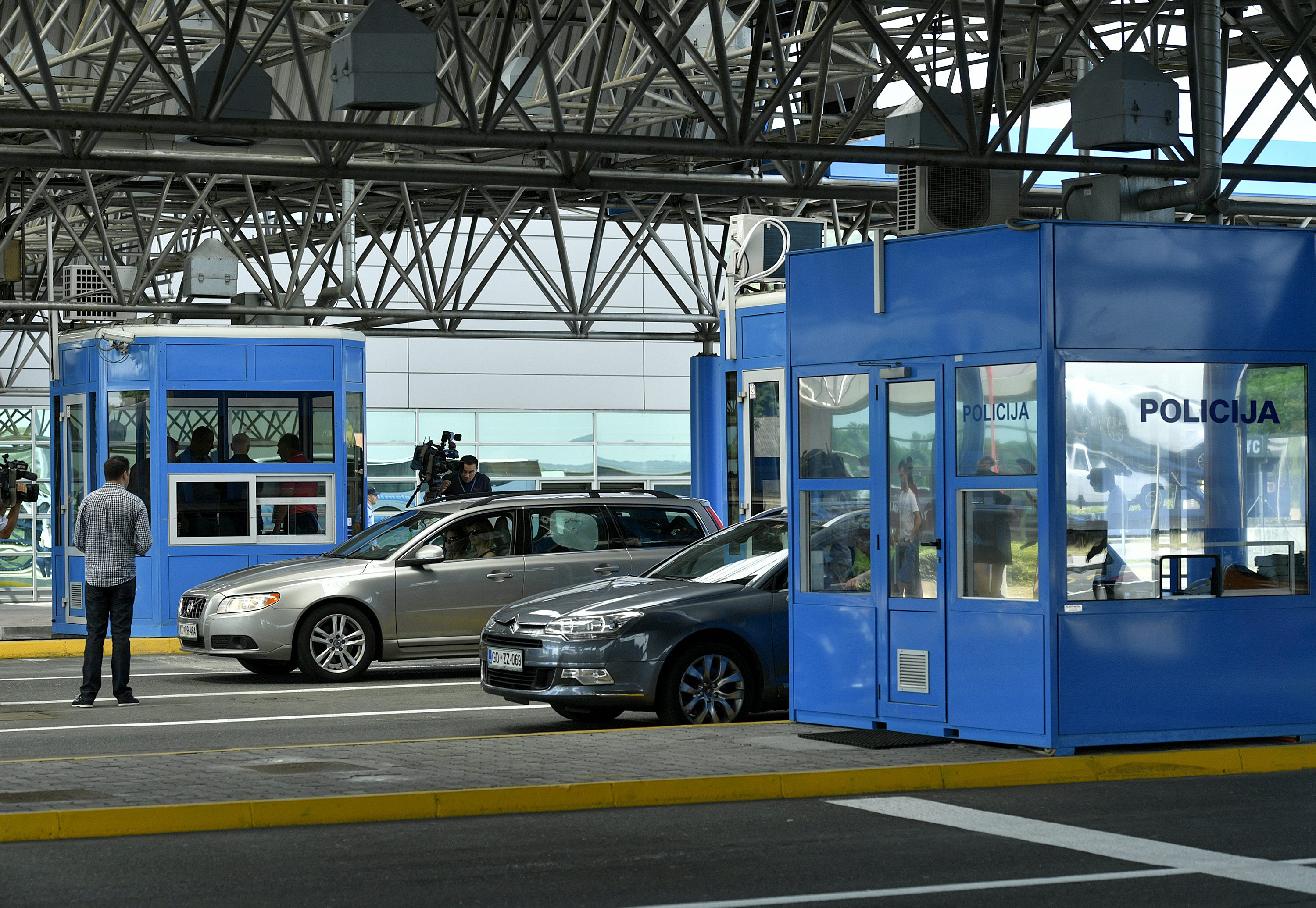 Na fotografiji: granični prijelaz Bregana