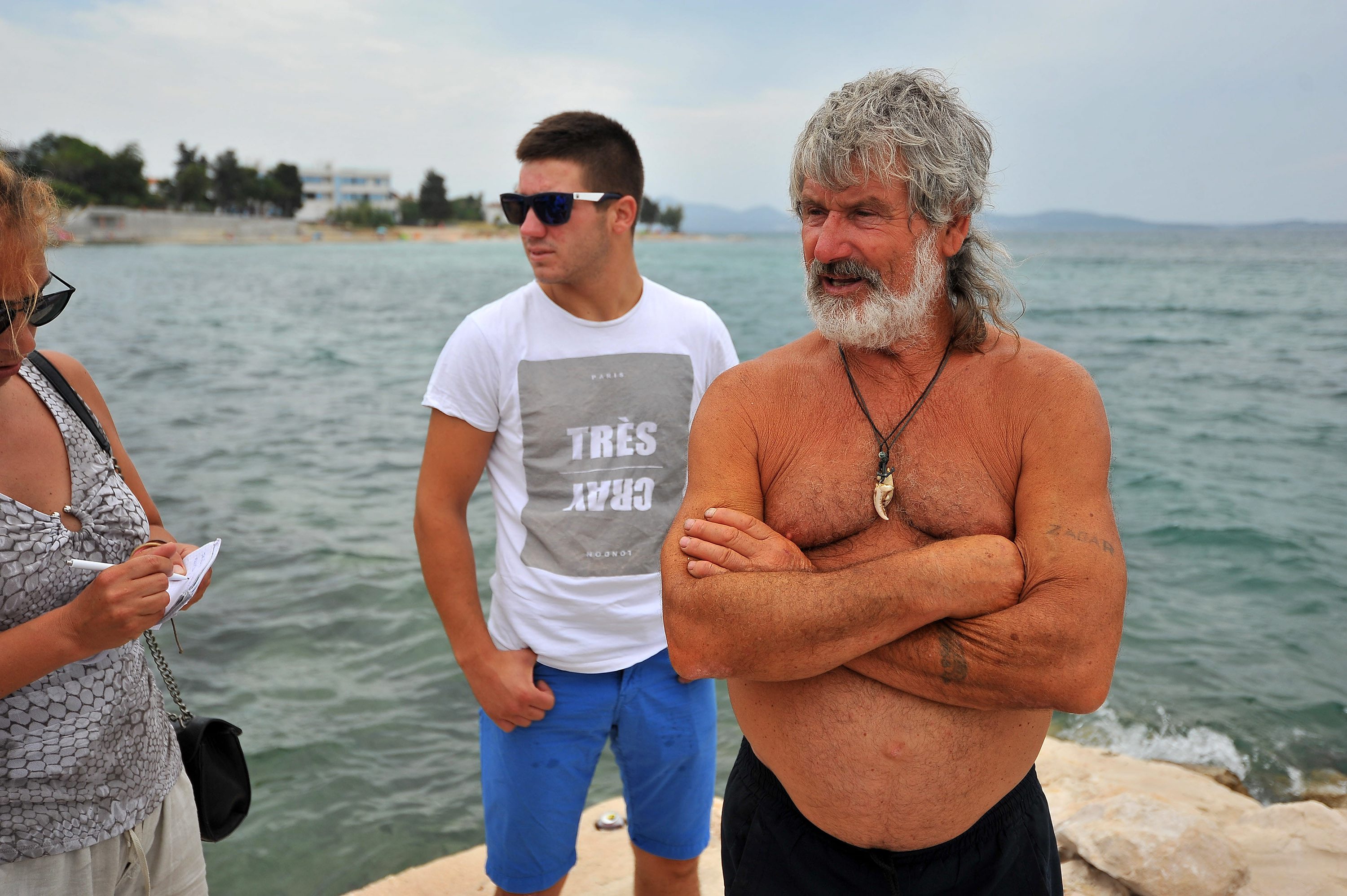 Jerolim Sikirić s unukom Zvonimirom Sikirićem