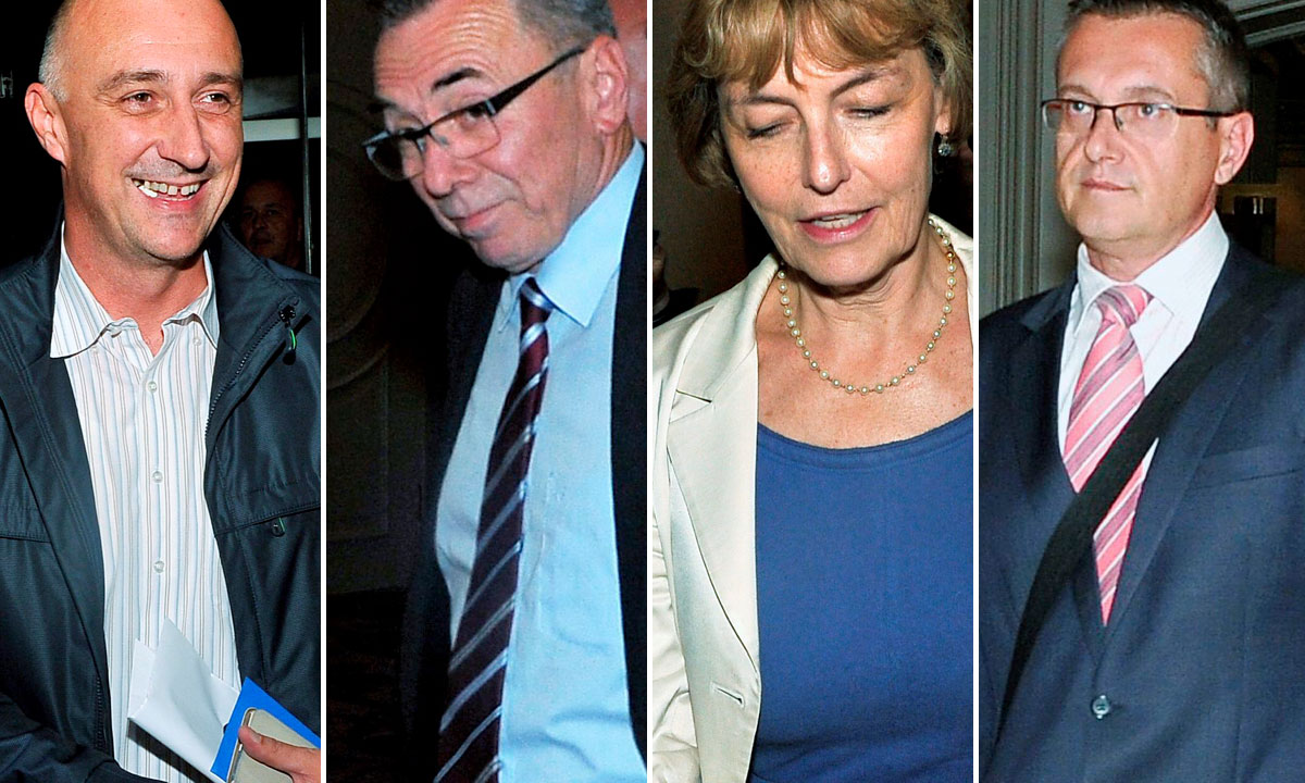 Ivan Vrdoljak, Milorad Batinić, Vesna Pusić, Goran Beus Richembergh
