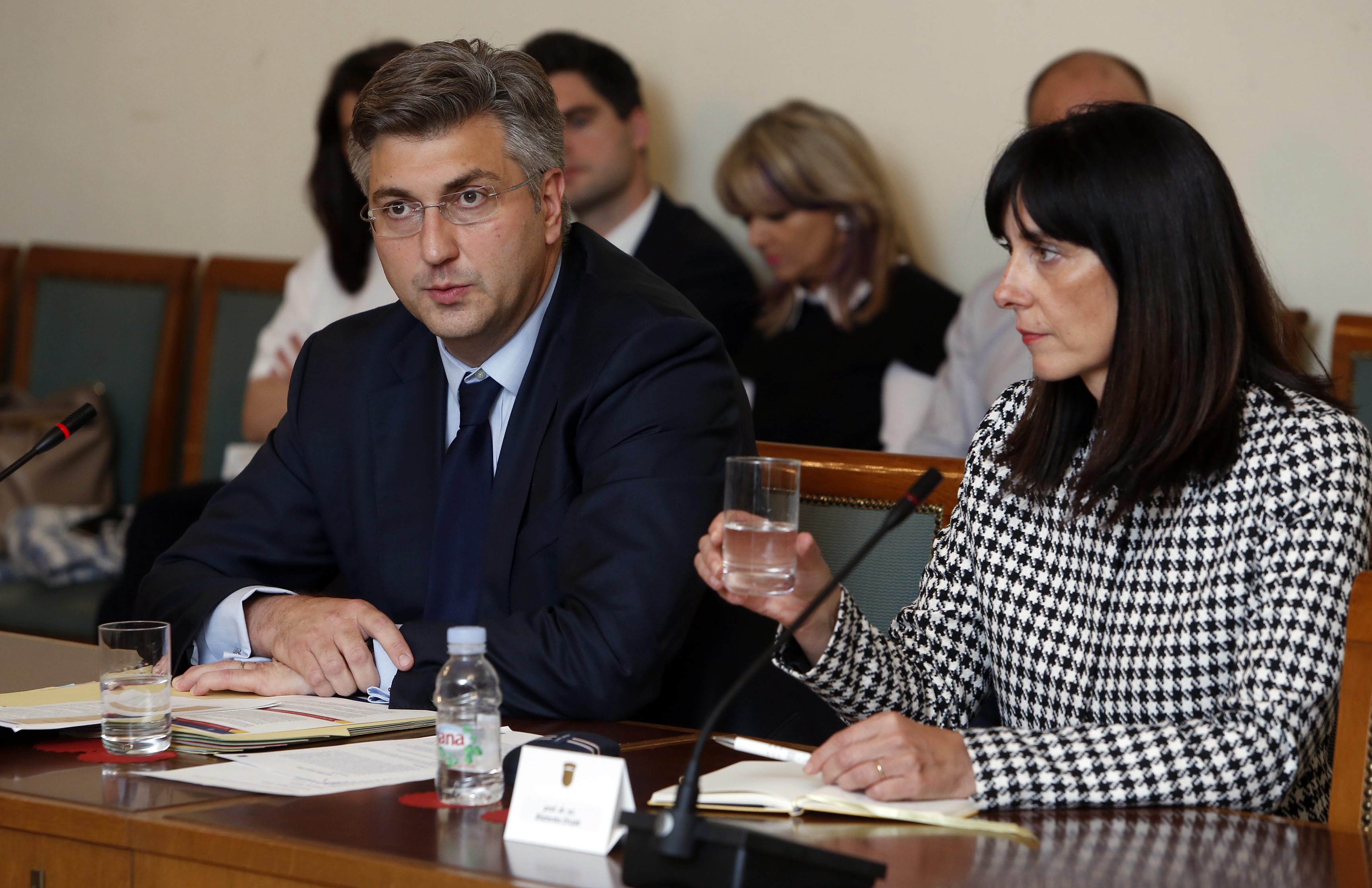 Andrej Plenković i Blaženka Divjak 