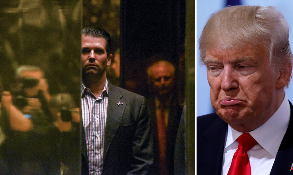 Donald Trump jr. i Donald Trump