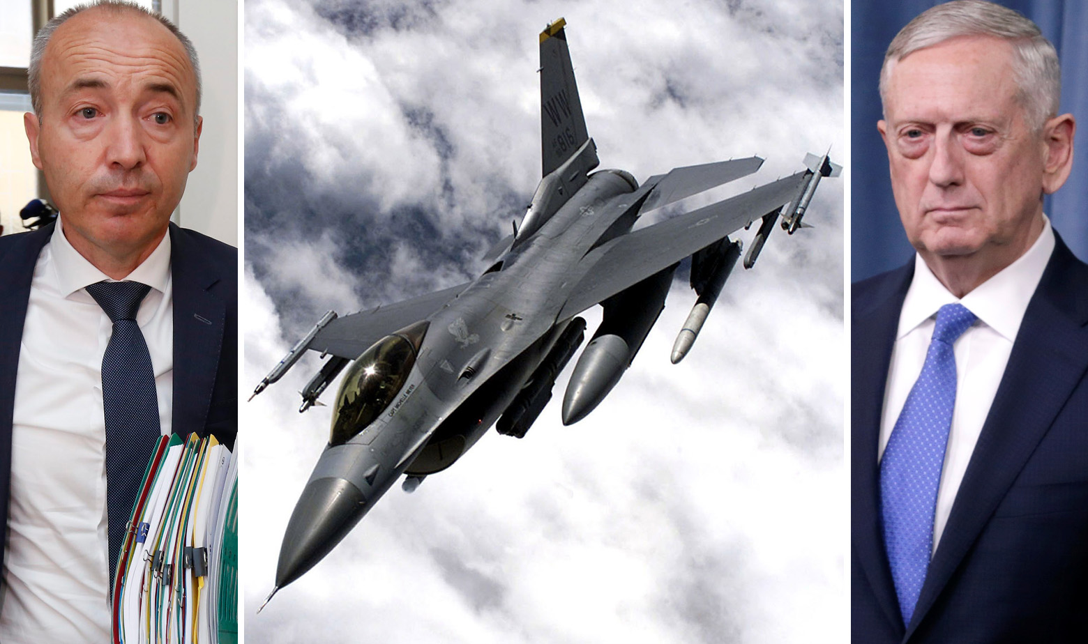 Damir Krstičević, borbeni zrakoplov F-16 i James Mattis