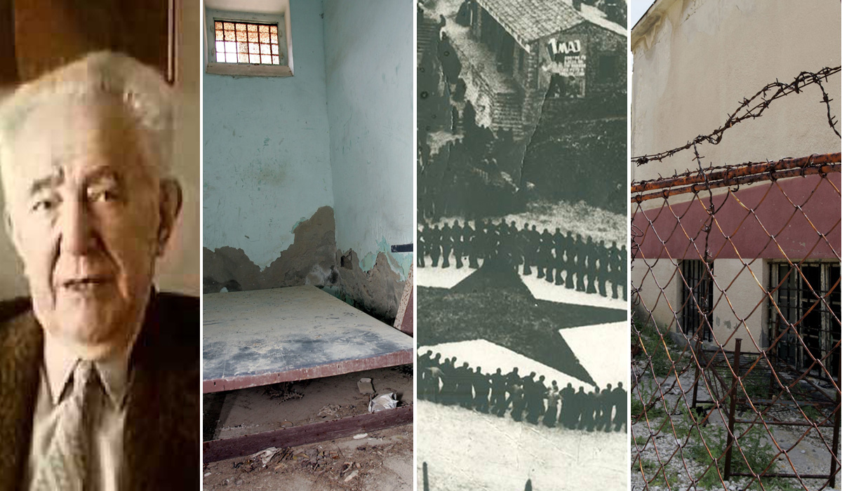 S lijeva na desno: Milovan Đilas, Goli otok