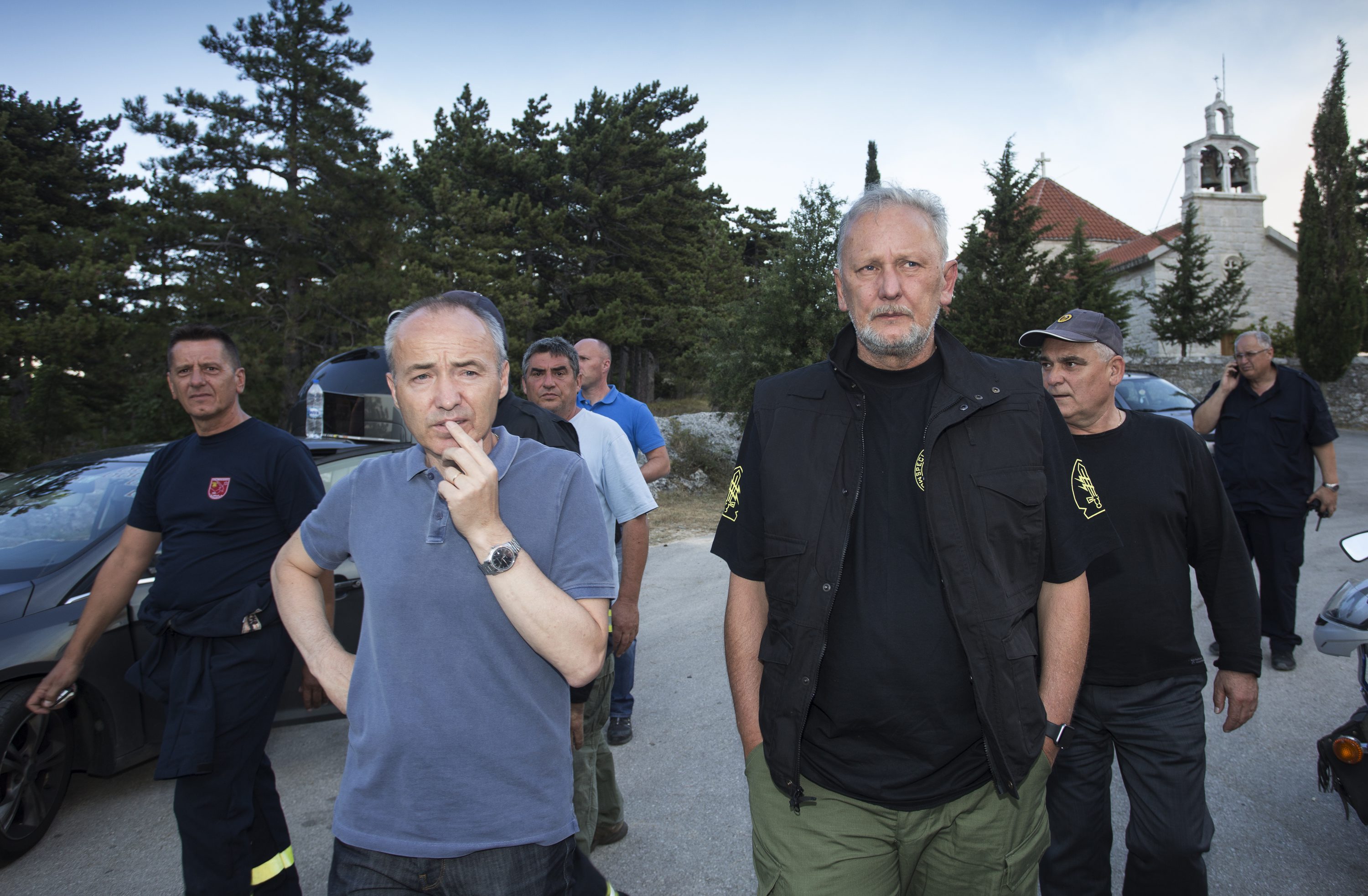 Damir Krstičević i Davor Božinović u mjestu Gornje Sitno