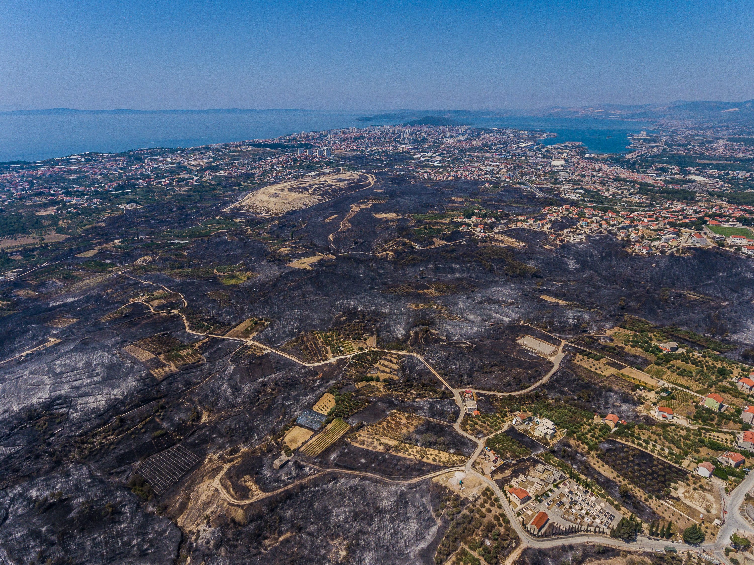 pogled na Mravince i Split