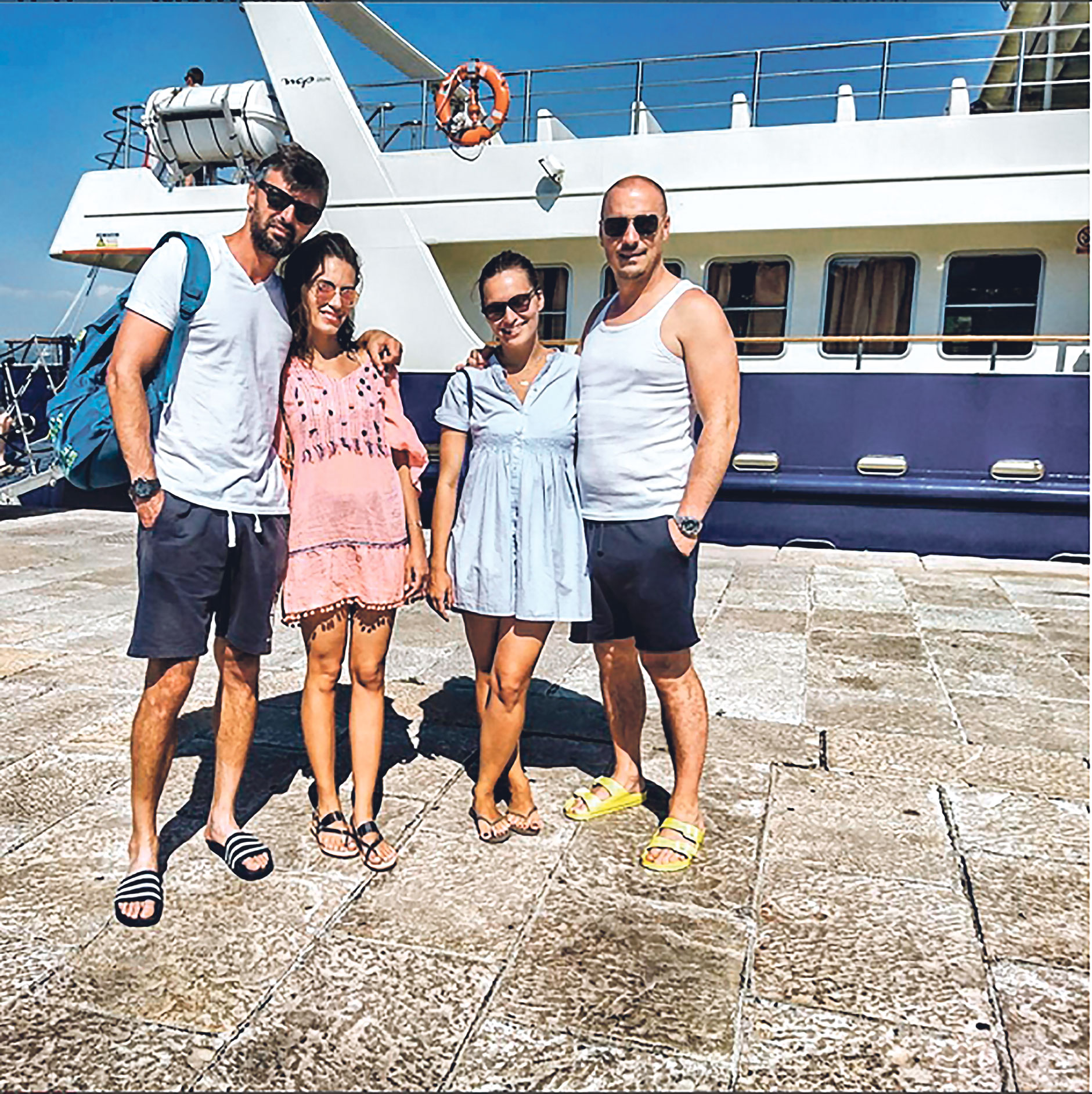 Goran Ivanišević i njegova djevojka, inače radijska voditeljica Nives Čanović družili su se s glumcem Petrom Ćiritovićem i njegovom suprugom Lucijom